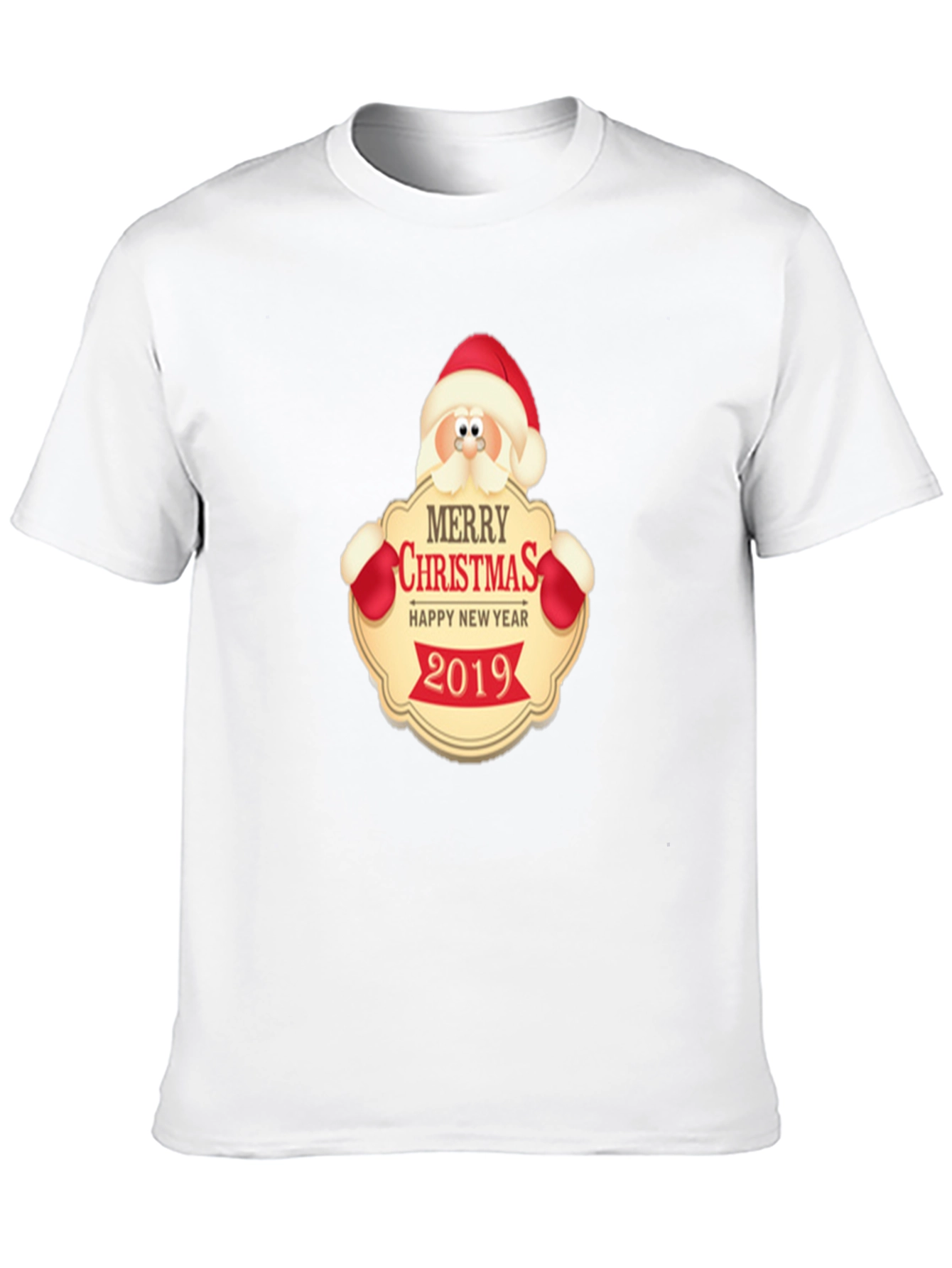Merry Christmas 2019 Santa Graphic T-Shirt