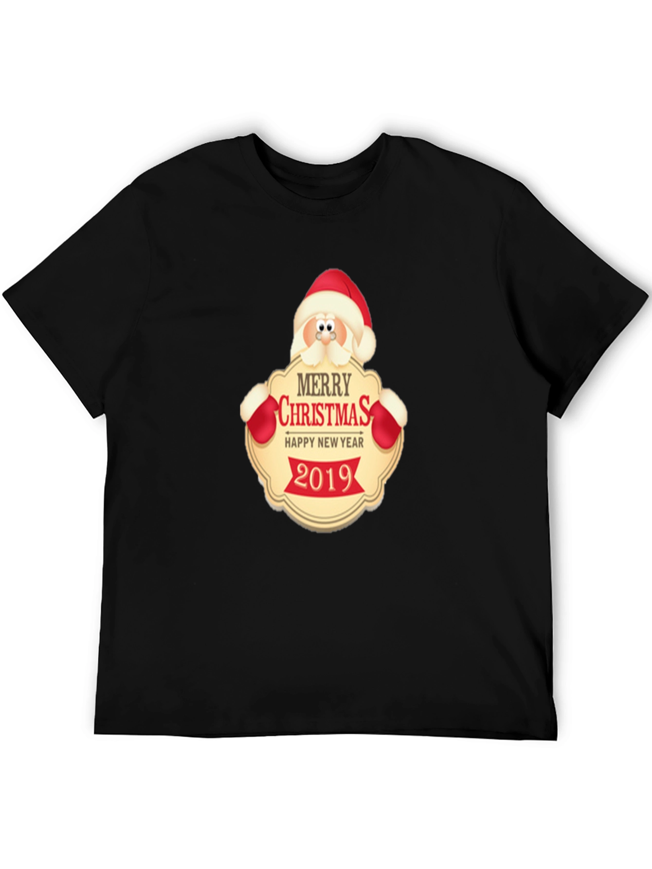 Merry Christmas 2019 Santa Graphic T-Shirt