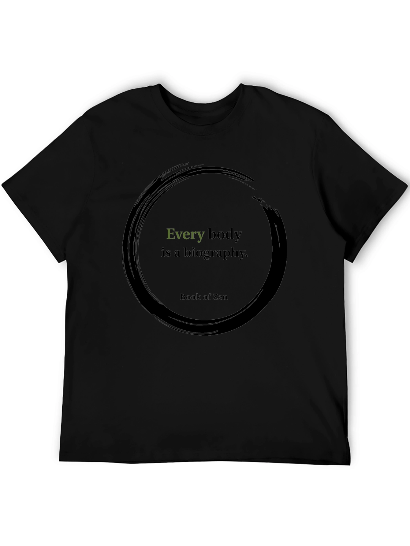 Zen Every Body Black T-Shirt