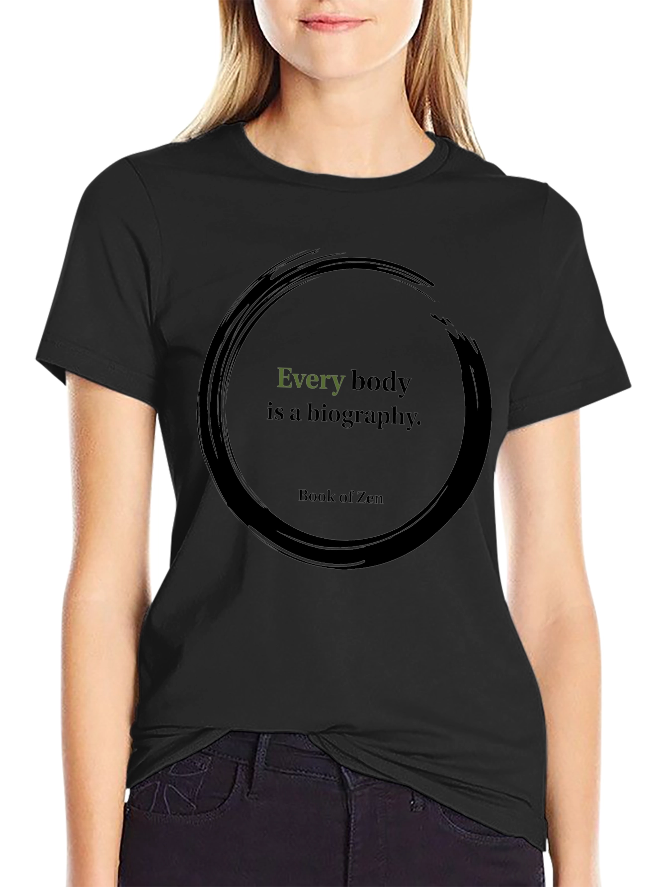 Zen Every Body Black T-Shirt