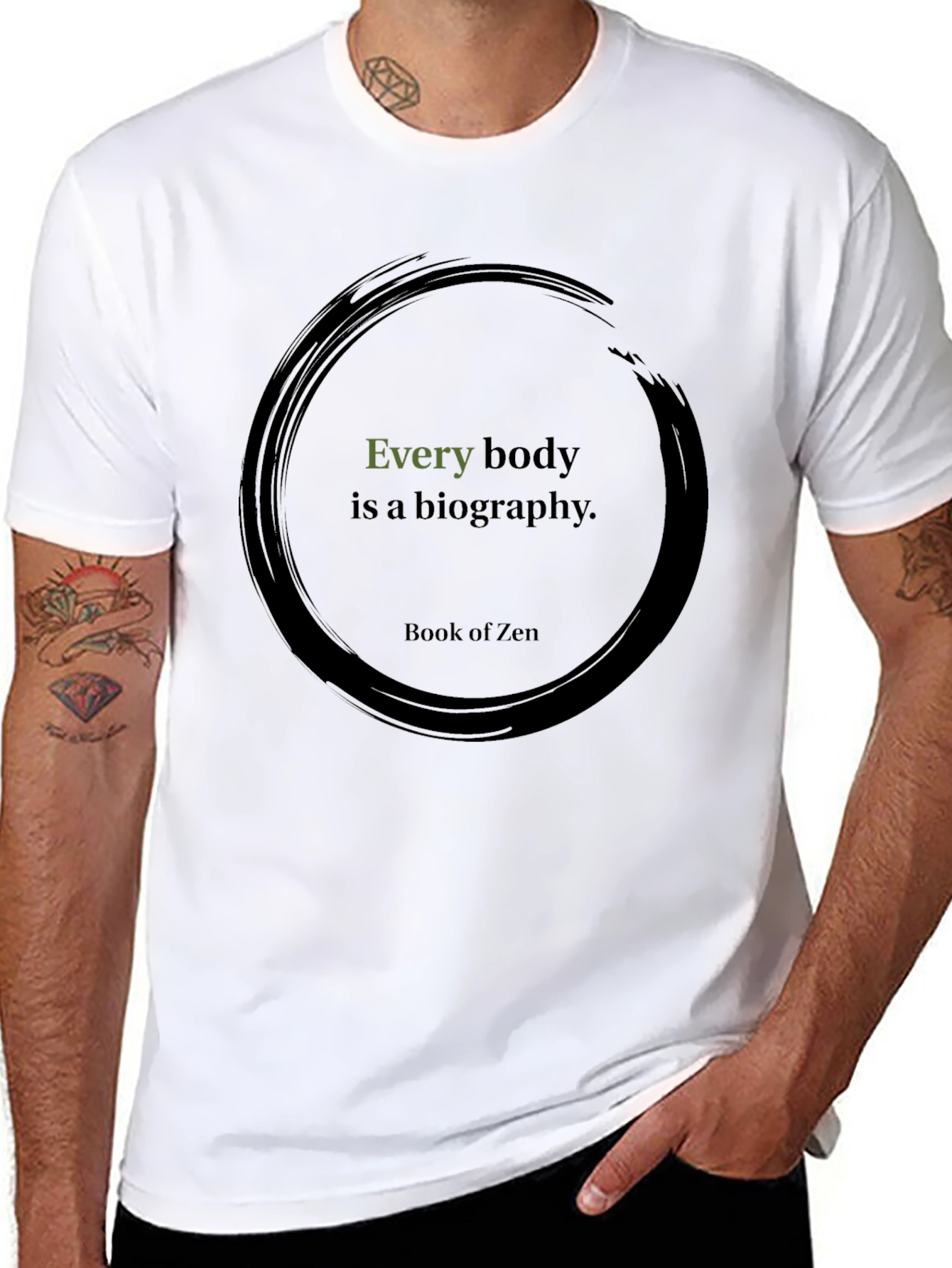 Zen Every Body Black T-Shirt