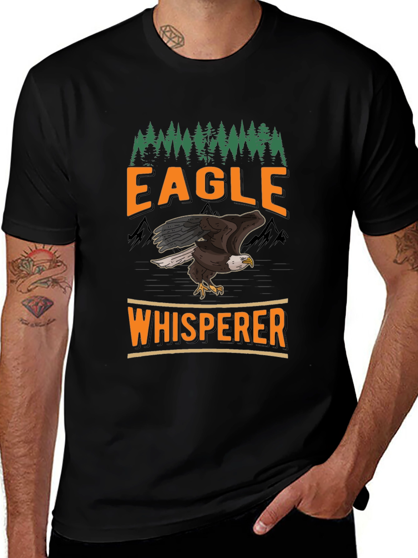Eagle Whisperer Graphic Tee - Nature Lover T-Shirt