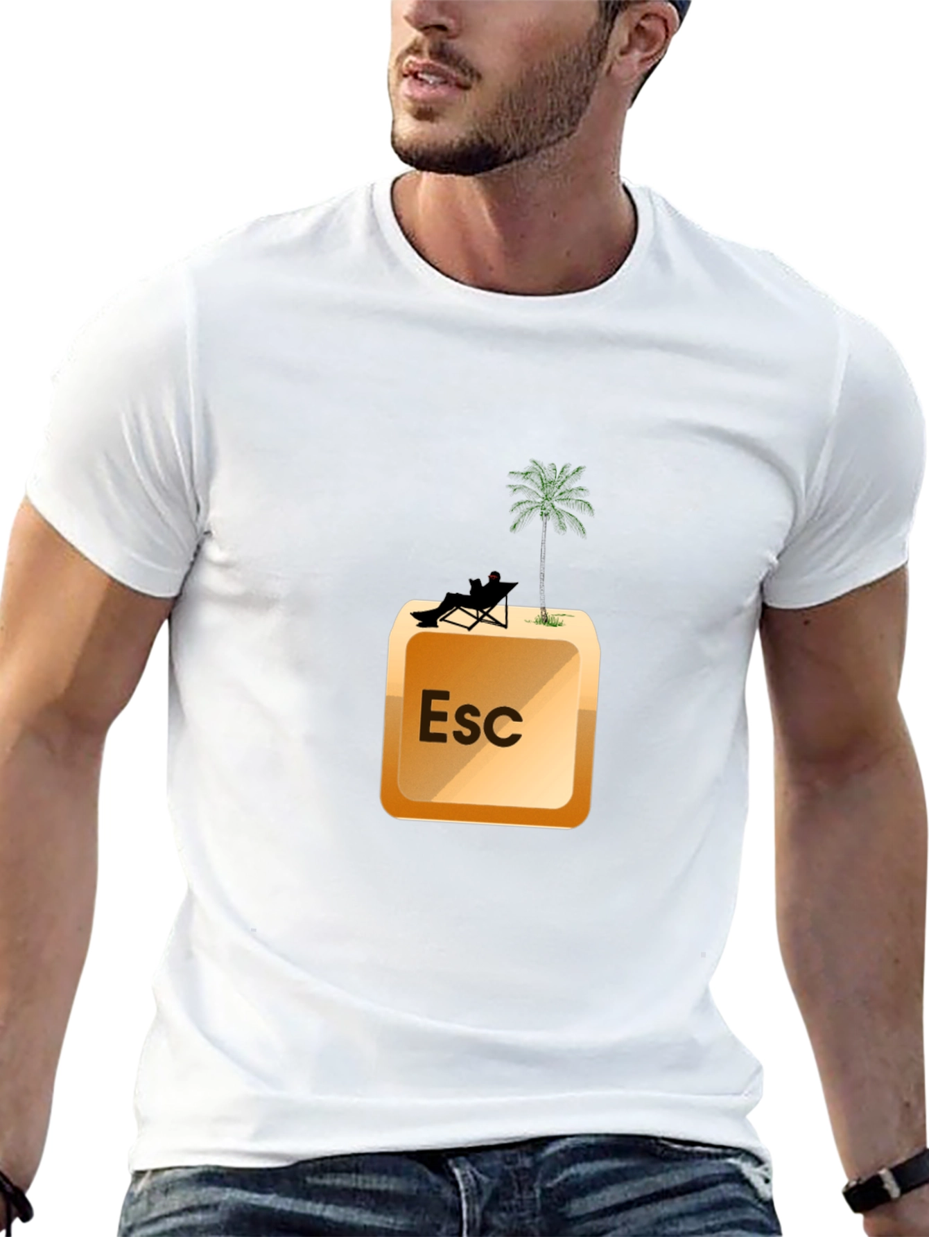 Escape Key T-Shirt - Vacation Mode On