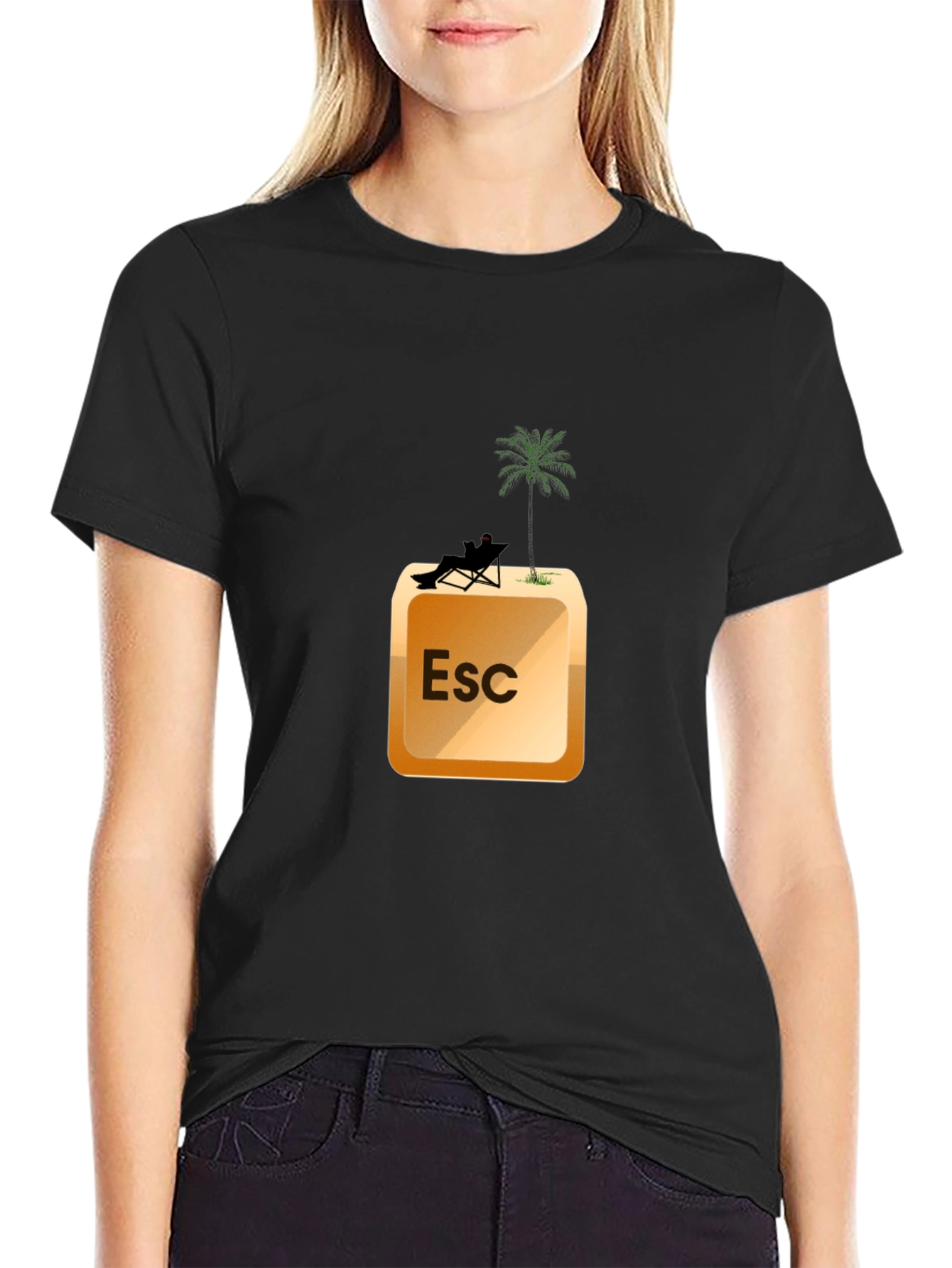 Escape Key T-Shirt - Vacation Mode On