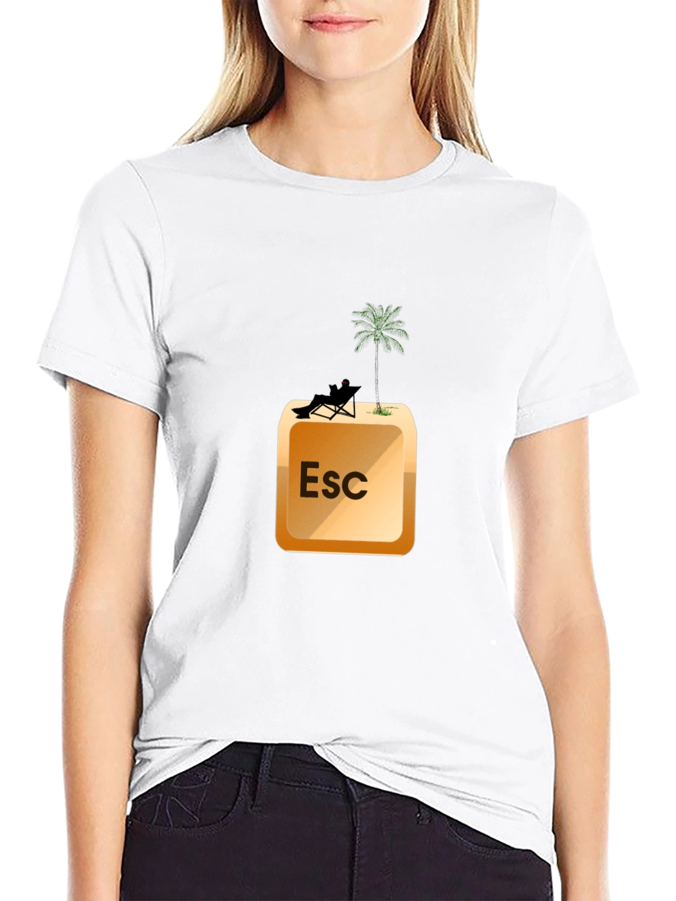 Escape Key T-Shirt - Vacation Mode On