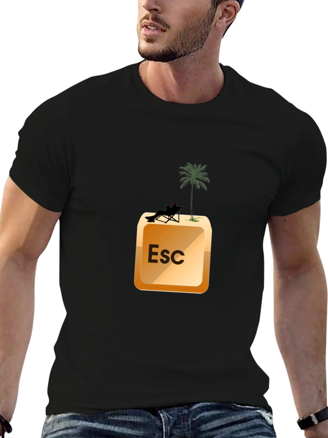 Escape Key T-Shirt - Vacation Mode On