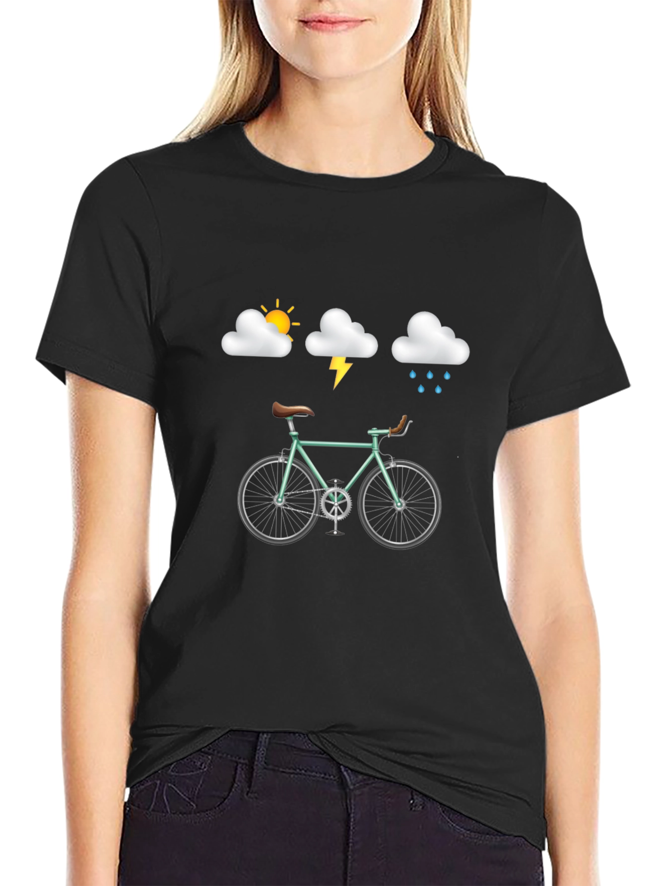 Weather Bike Black T-Shirt