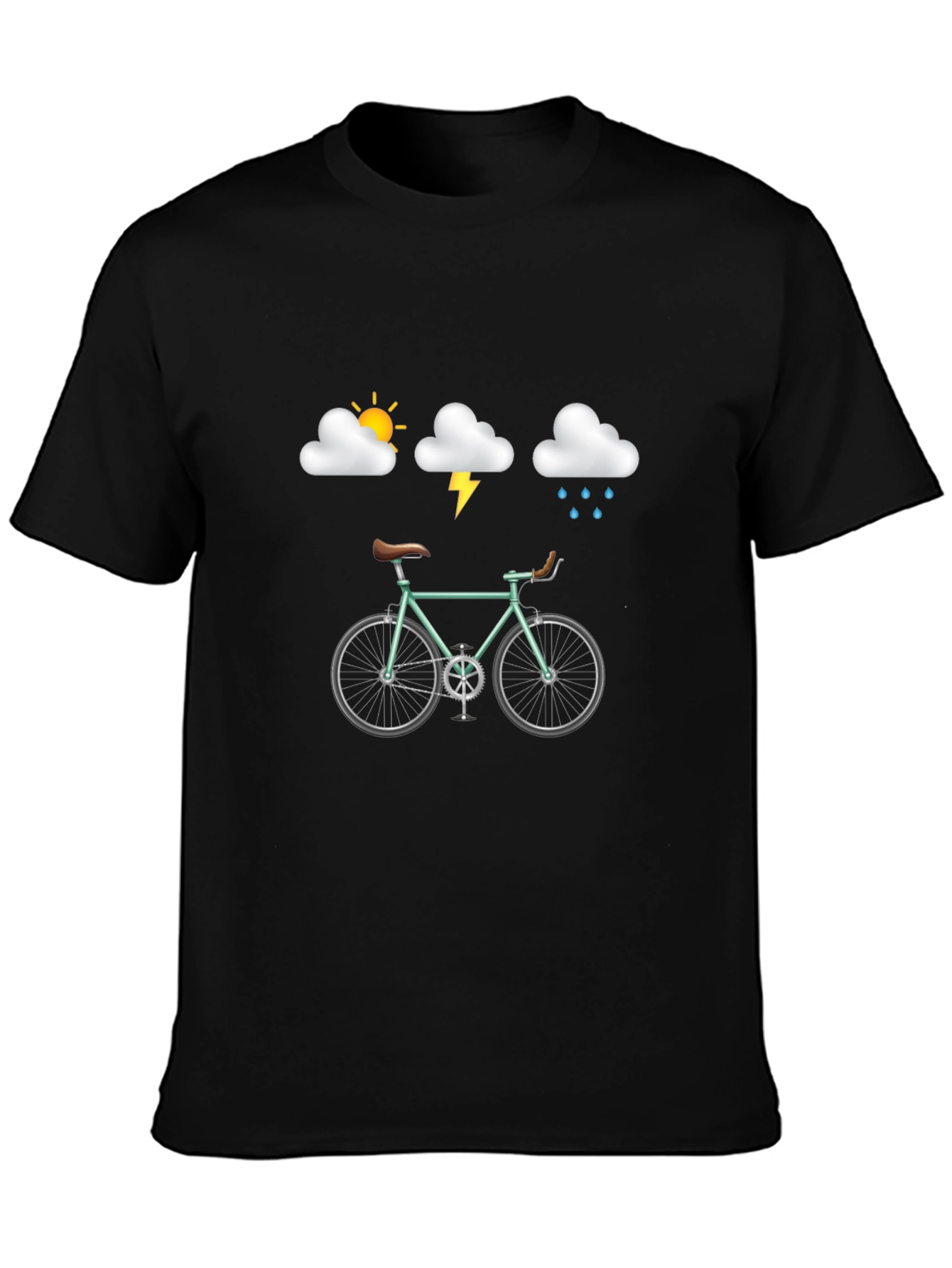 Weather Bike Black T-Shirt