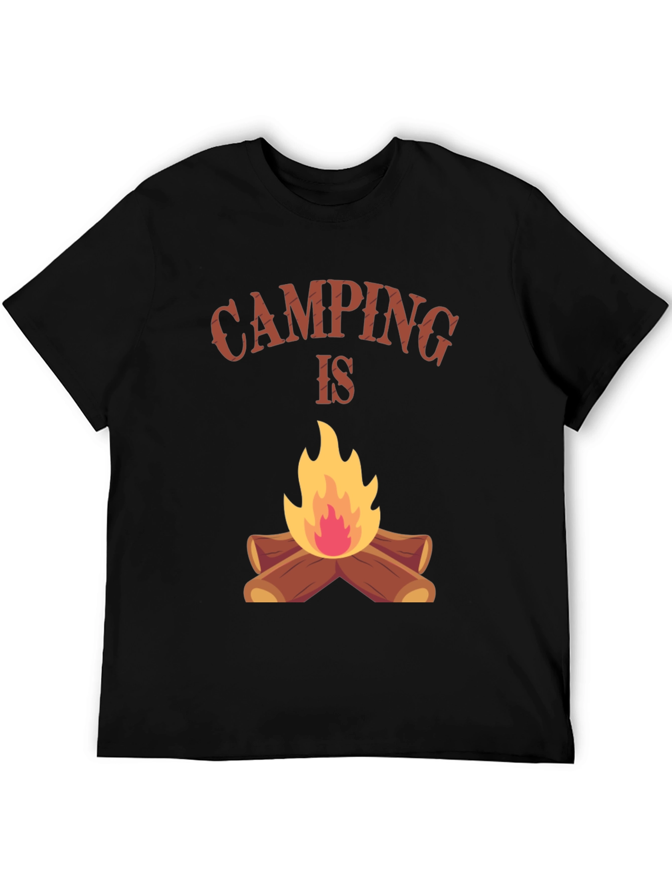 Camping Is Tee - Bonfire T-Shirt