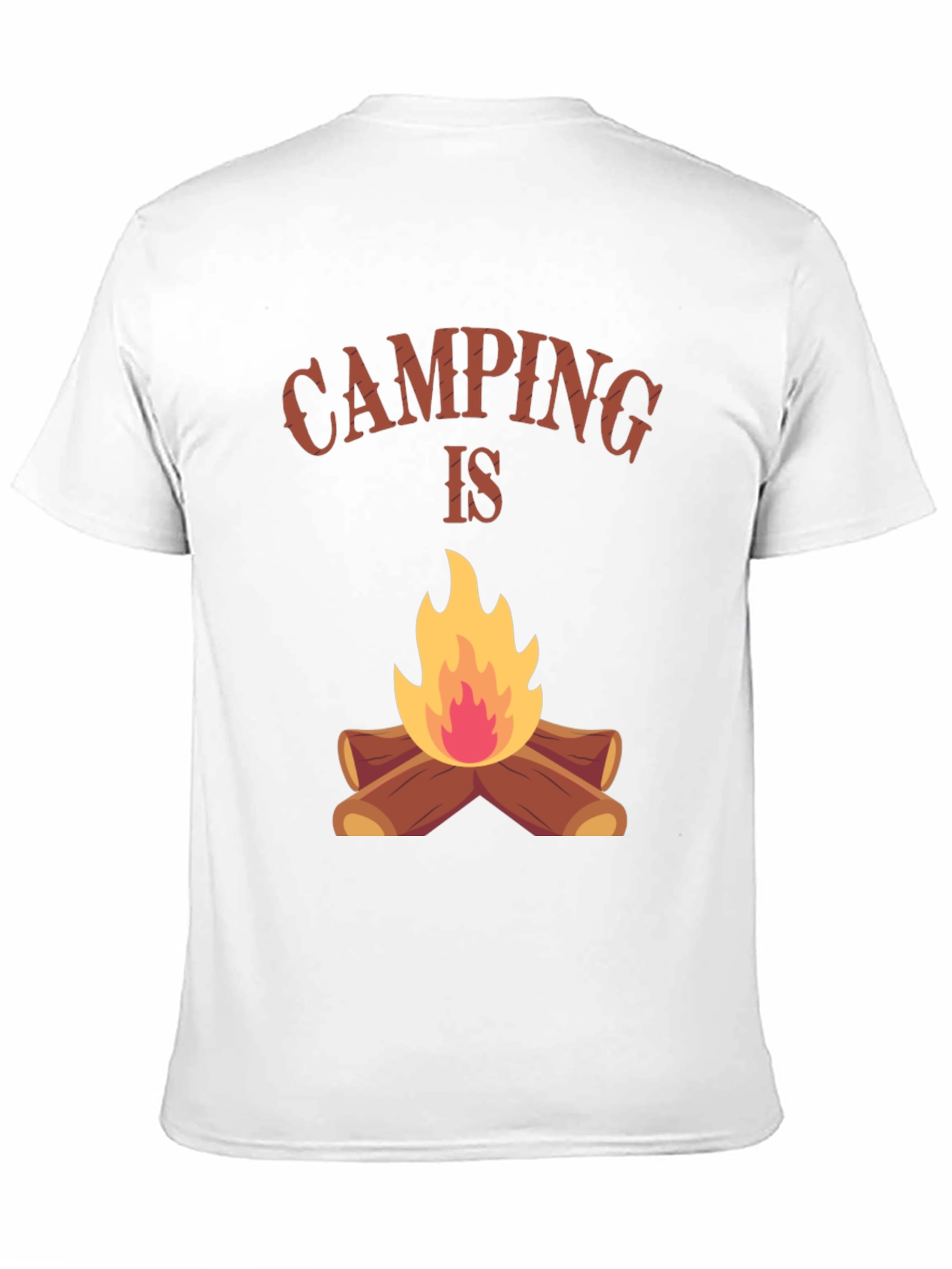 Camping Is Tee - Bonfire T-Shirt