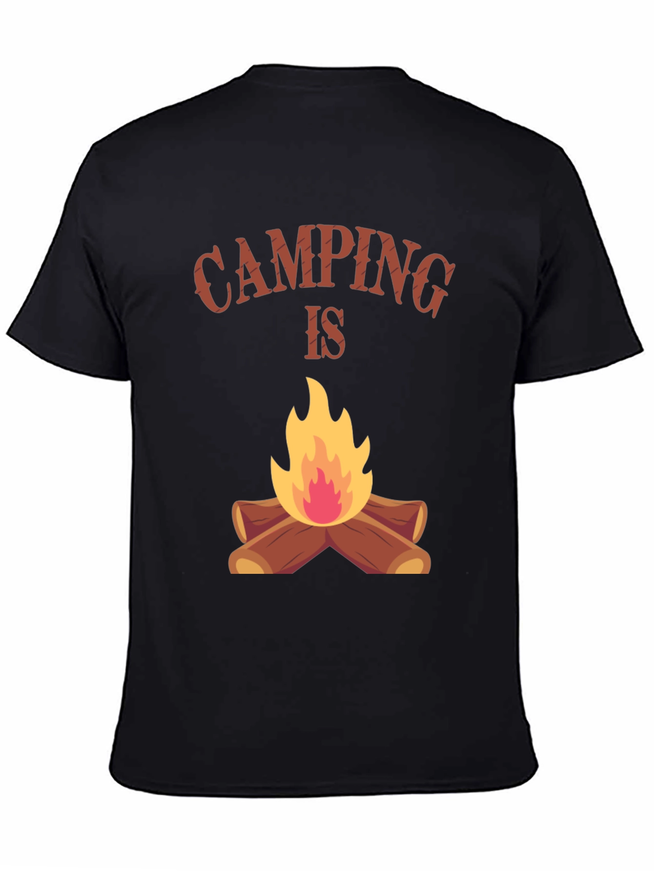 Camping Is Tee - Bonfire T-Shirt