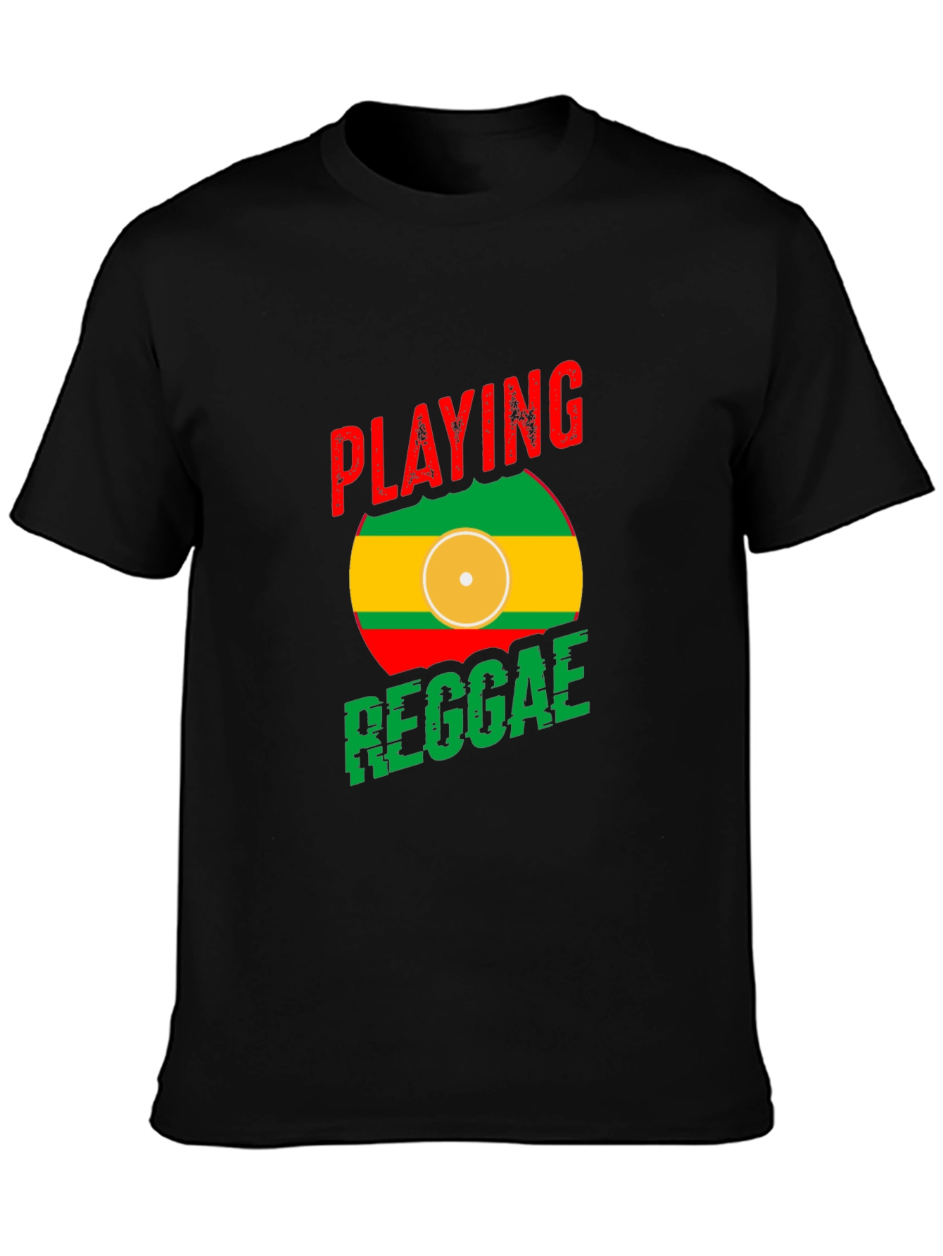 Playing Reggae T-Shirt - Black