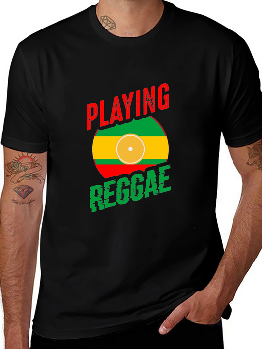 Playing Reggae T-Shirt - Black