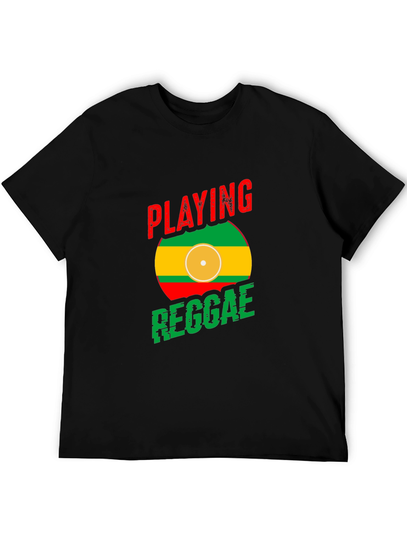 Playing Reggae T-Shirt - Black
