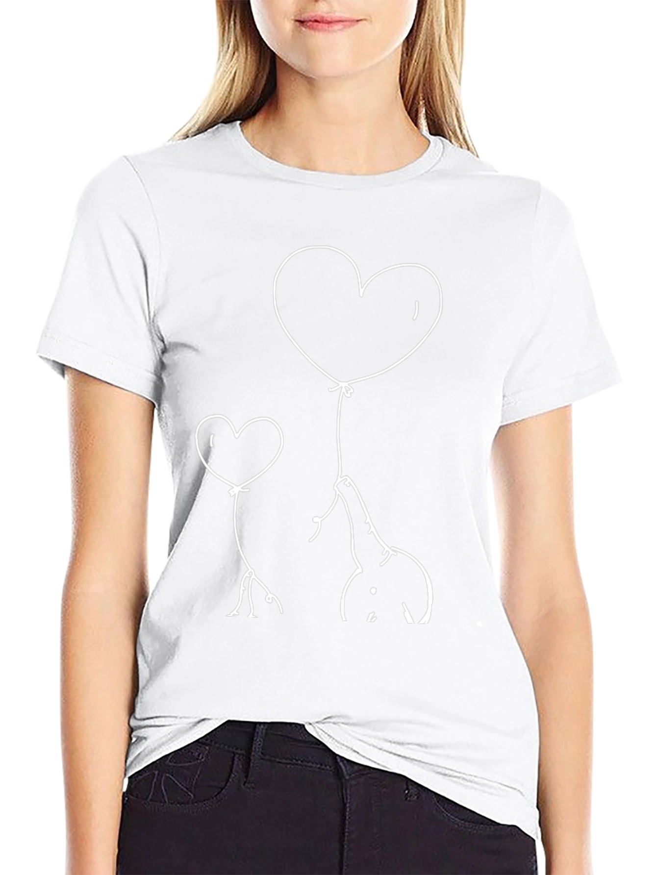Heart Balloon Graphic T-Shirt