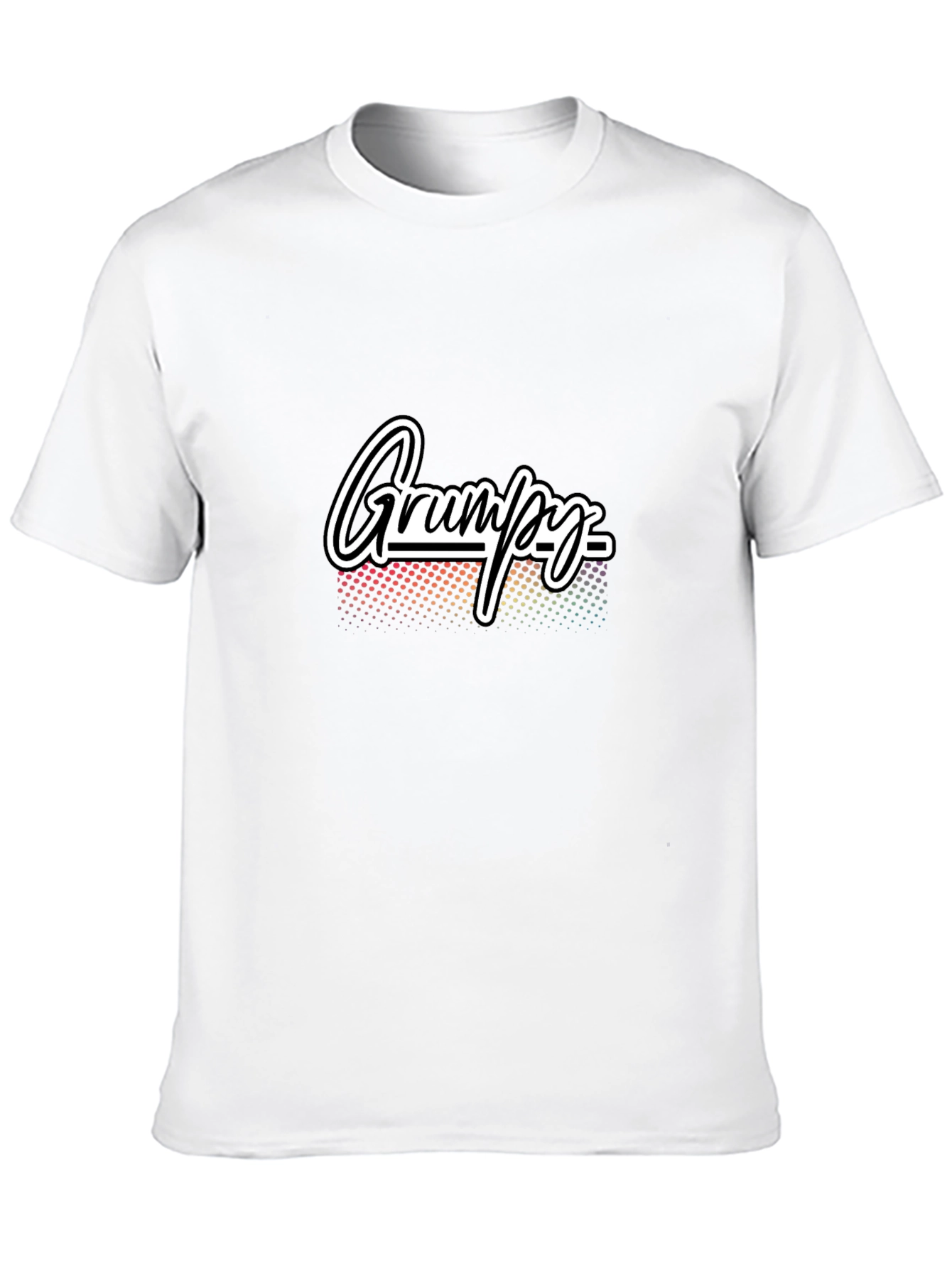 Grumpy Graphic T-Shirt - Black Casual Tee