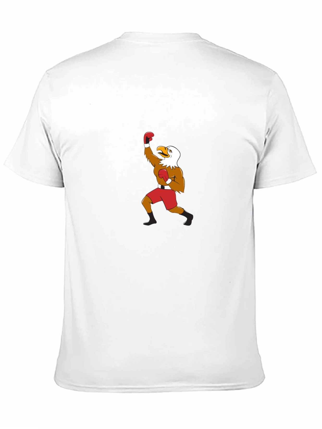 Eagle Boxer Graphic Tee - Mens Black T-Shirt