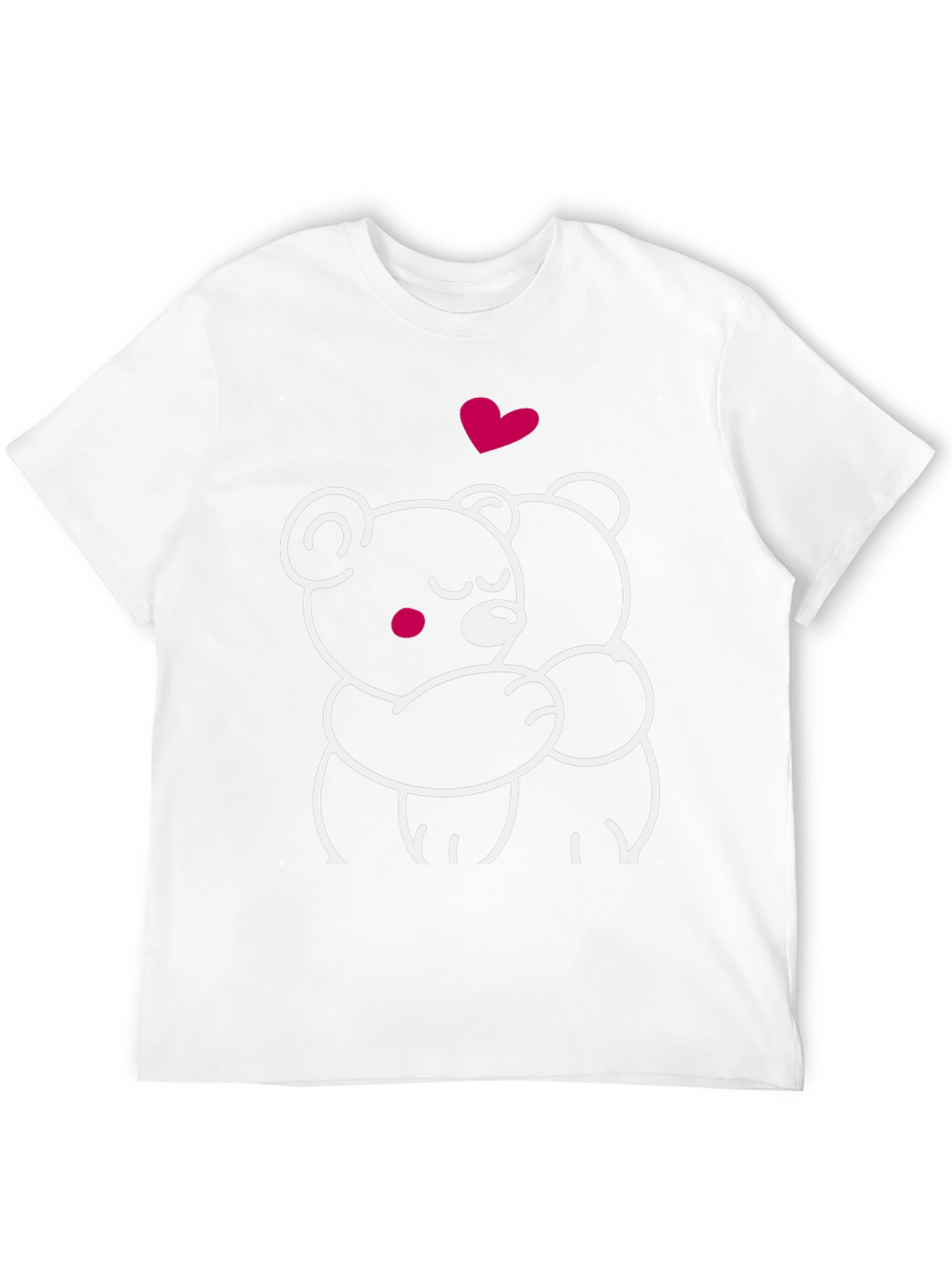 Cute Bear Hug Graphic Tee