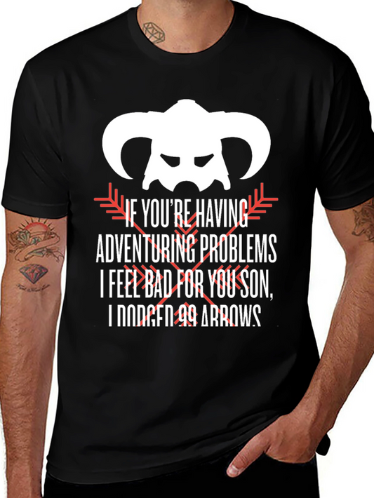 Adventuring Problems Skyrim Inspired T-Shirt