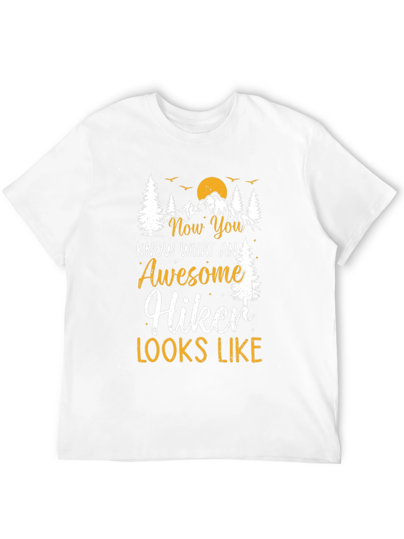 Awesome Hiker T-Shirt - Mountain Graphic Tee