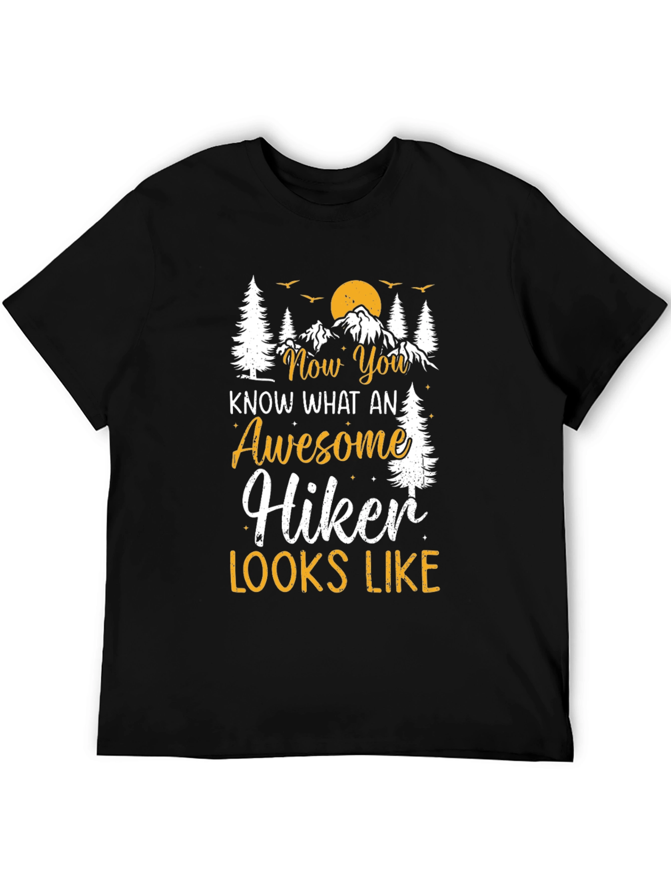 Awesome Hiker T-Shirt - Mountain Graphic Tee