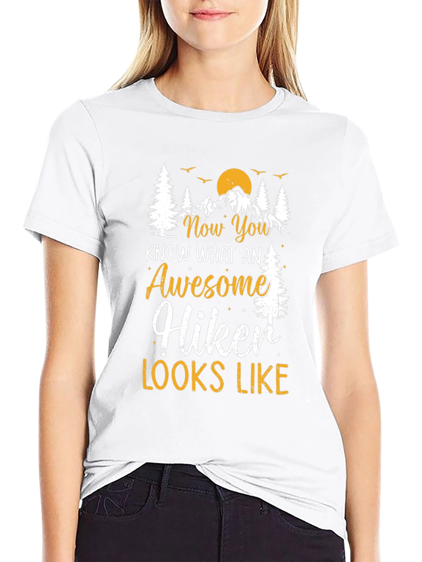 Awesome Hiker T-Shirt - Mountain Graphic Tee