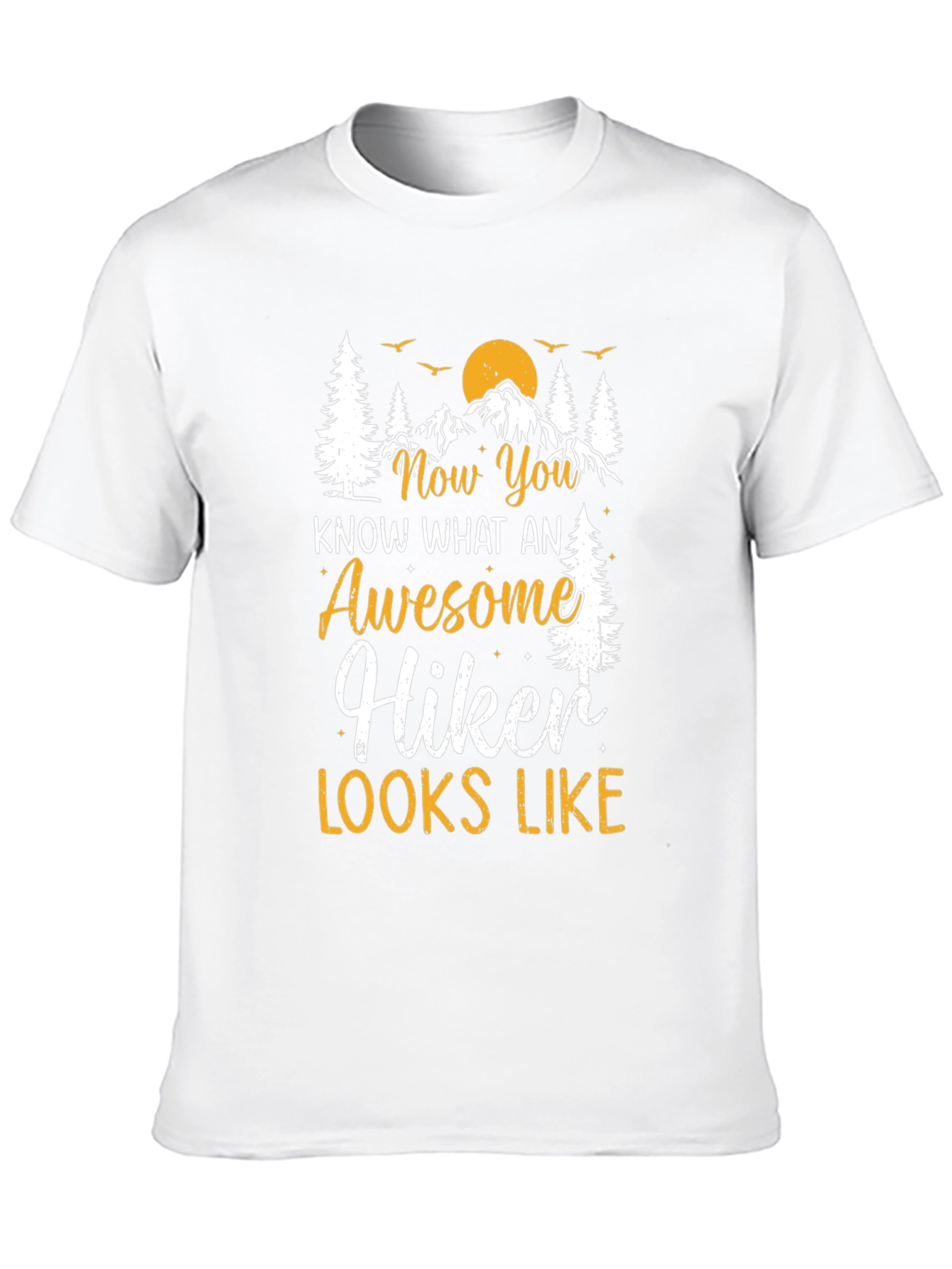 Awesome Hiker T-Shirt - Mountain Graphic Tee