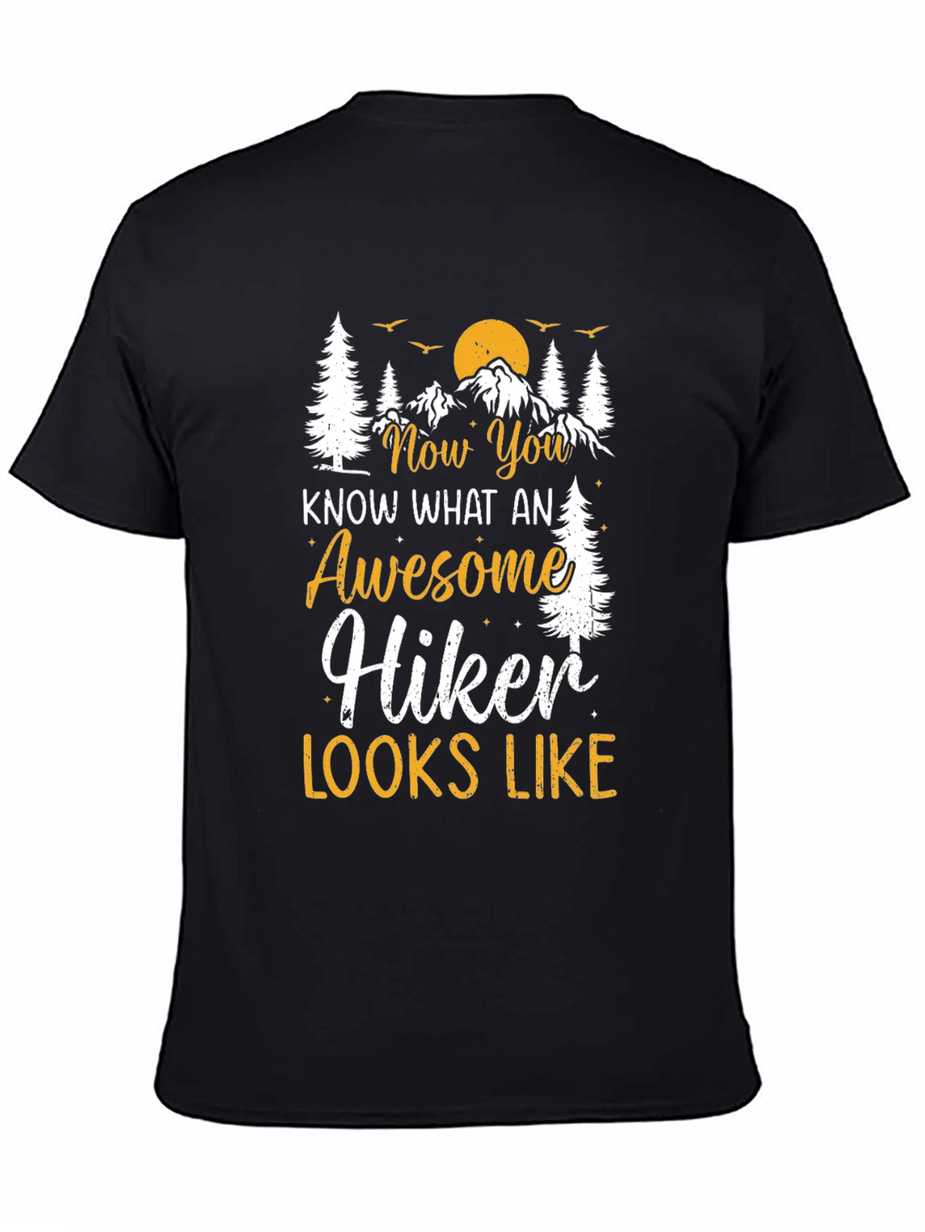 Awesome Hiker T-Shirt - Mountain Graphic Tee