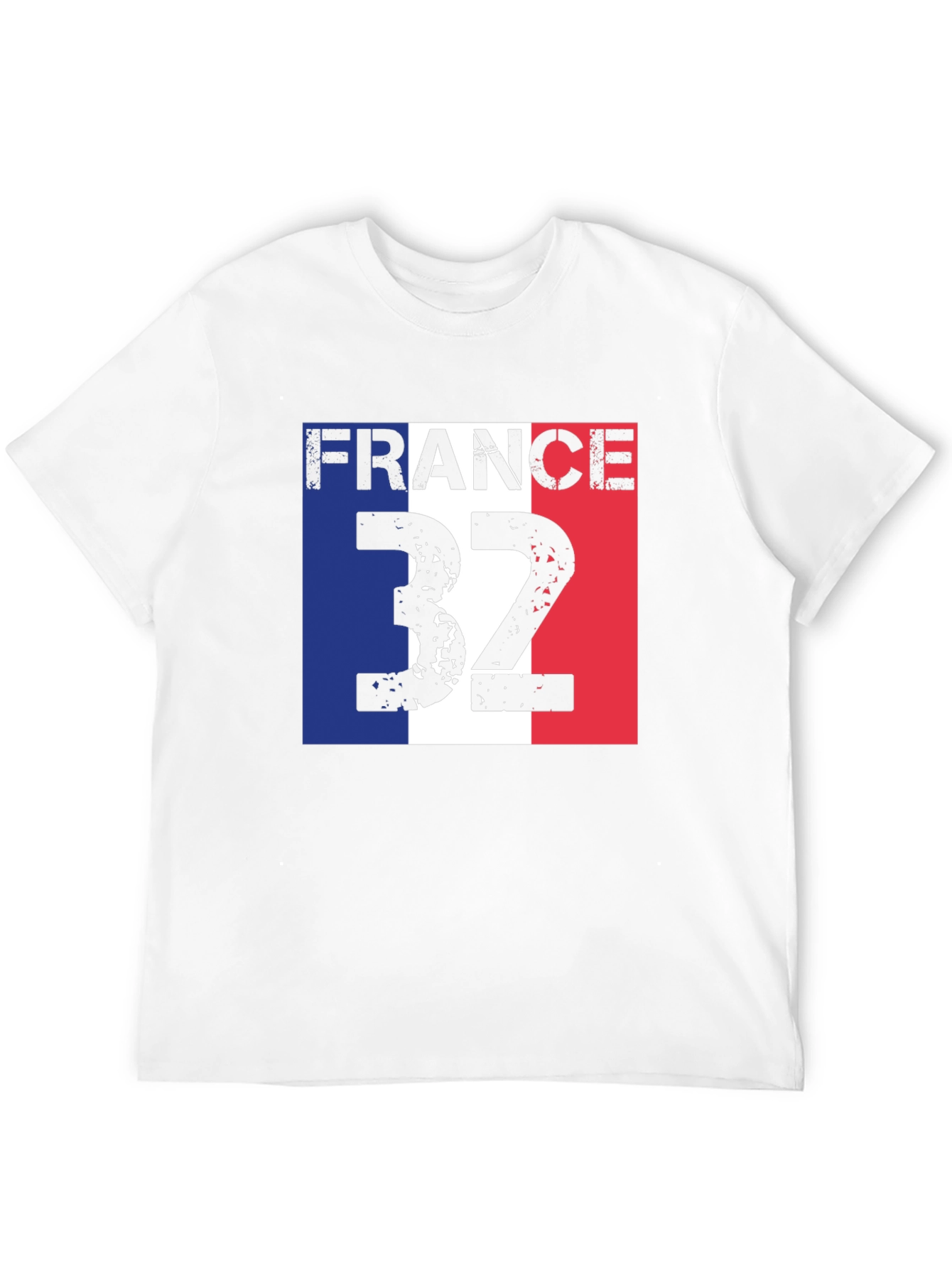 France 32 T-Shirt - Black Tee