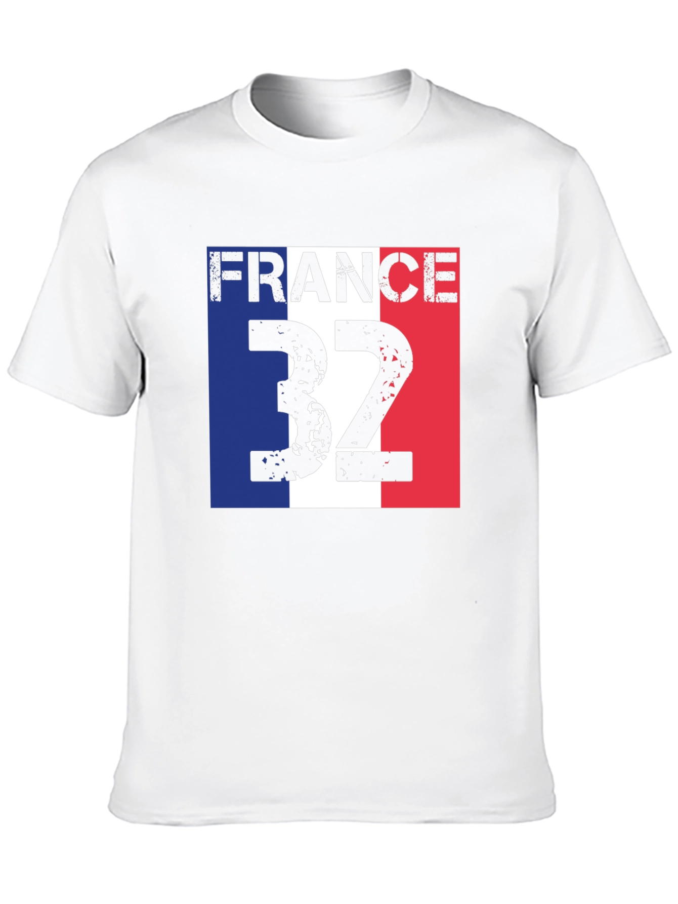 France 32 T-Shirt - Black Tee