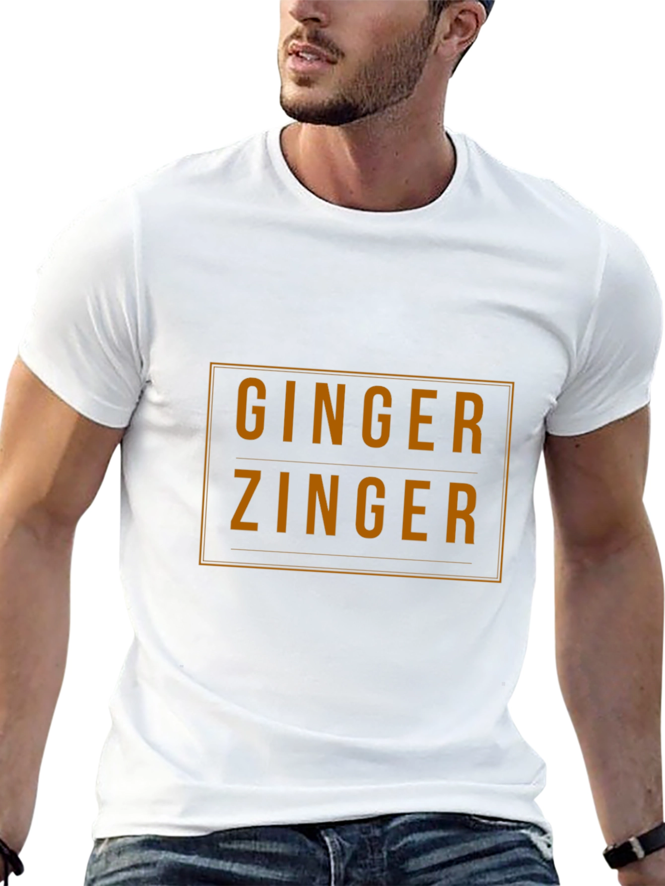 Ginger Zinger Graphic Tee - Bold Statement T-Shirt