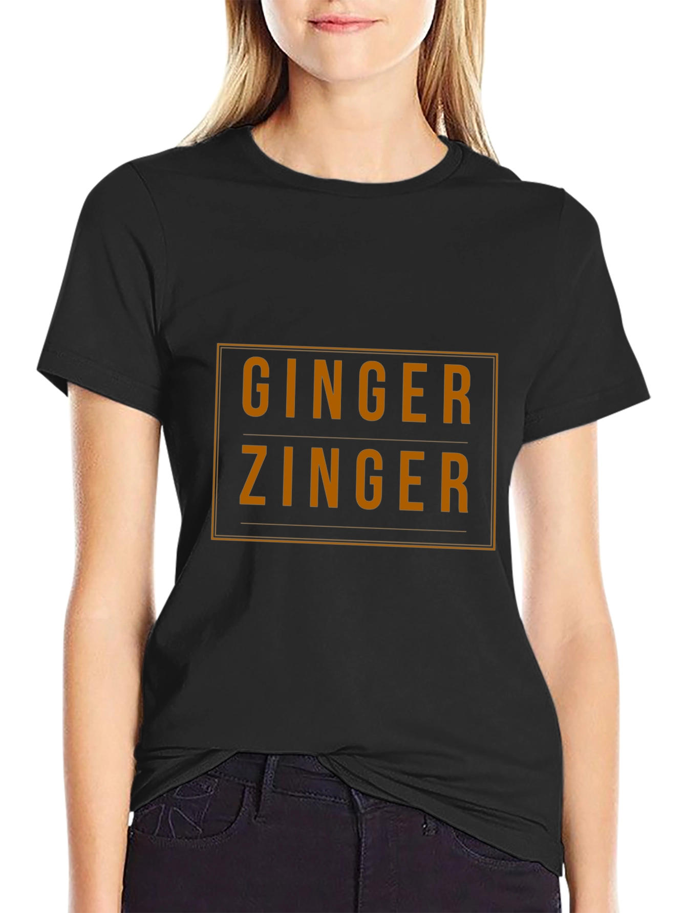 Ginger Zinger Graphic Tee - Bold Statement T-Shirt