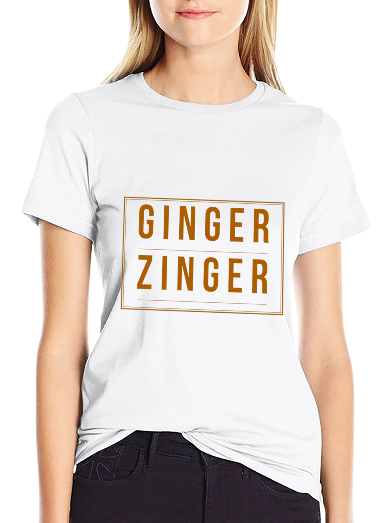 Ginger Zinger Graphic Tee - Bold Statement T-Shirt