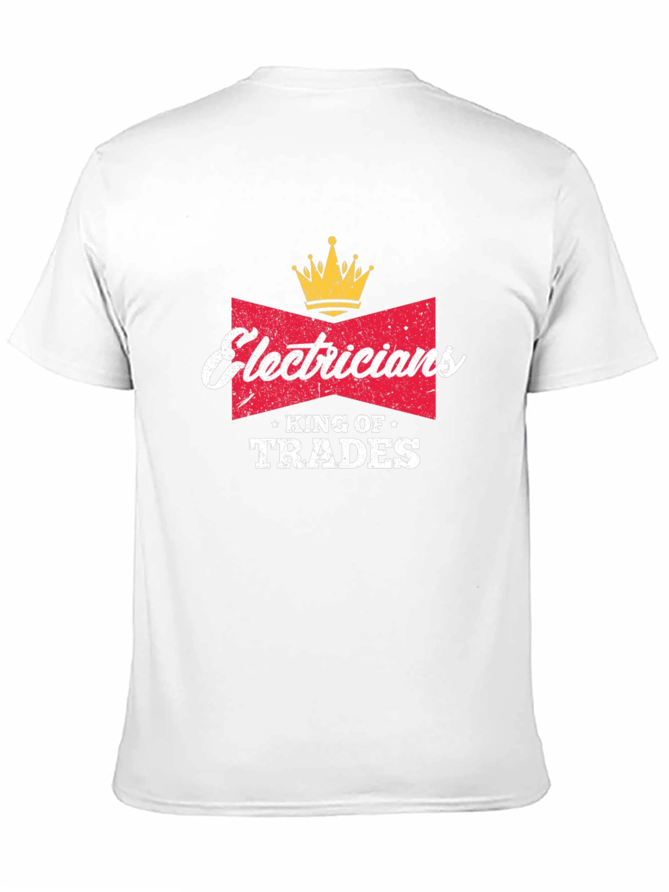 Electricians King of Trades Black T-Shirt