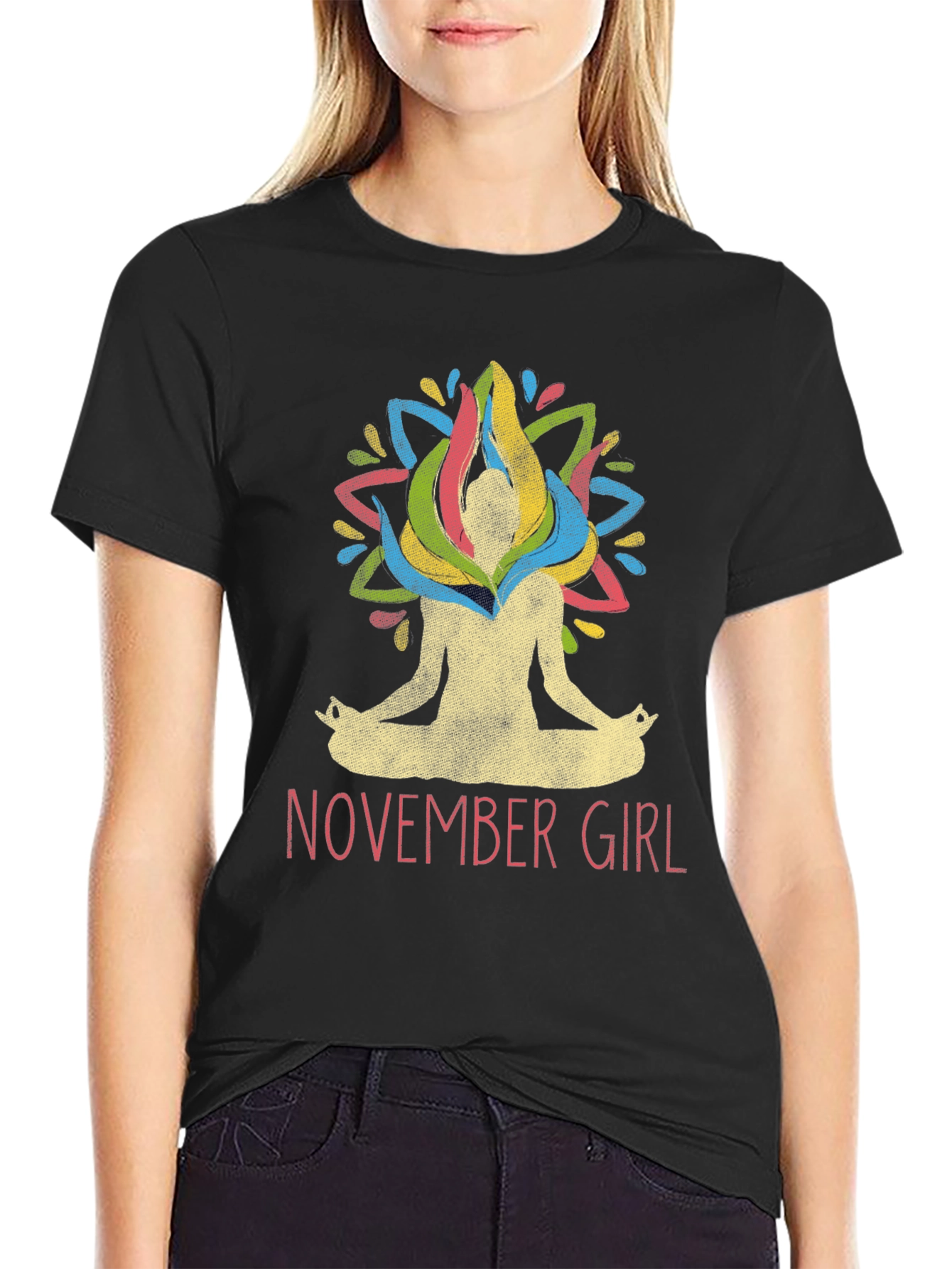 November Girl Yoga T-Shirt