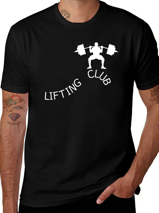 Lifting Club Graphic Tee - Gym & Workout Shirt