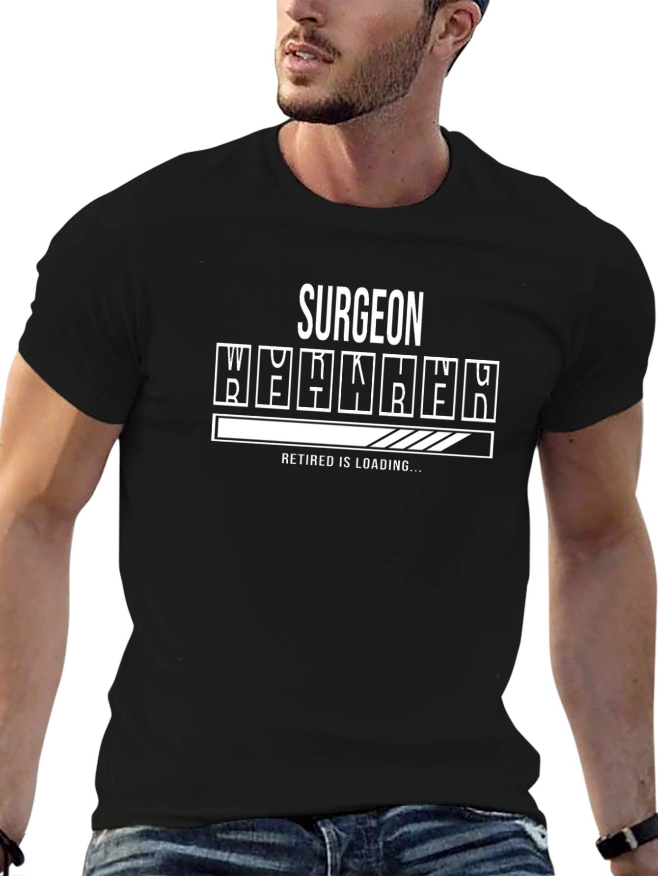 Surgeon Retirement Loading Funny Graphic T-Shirt