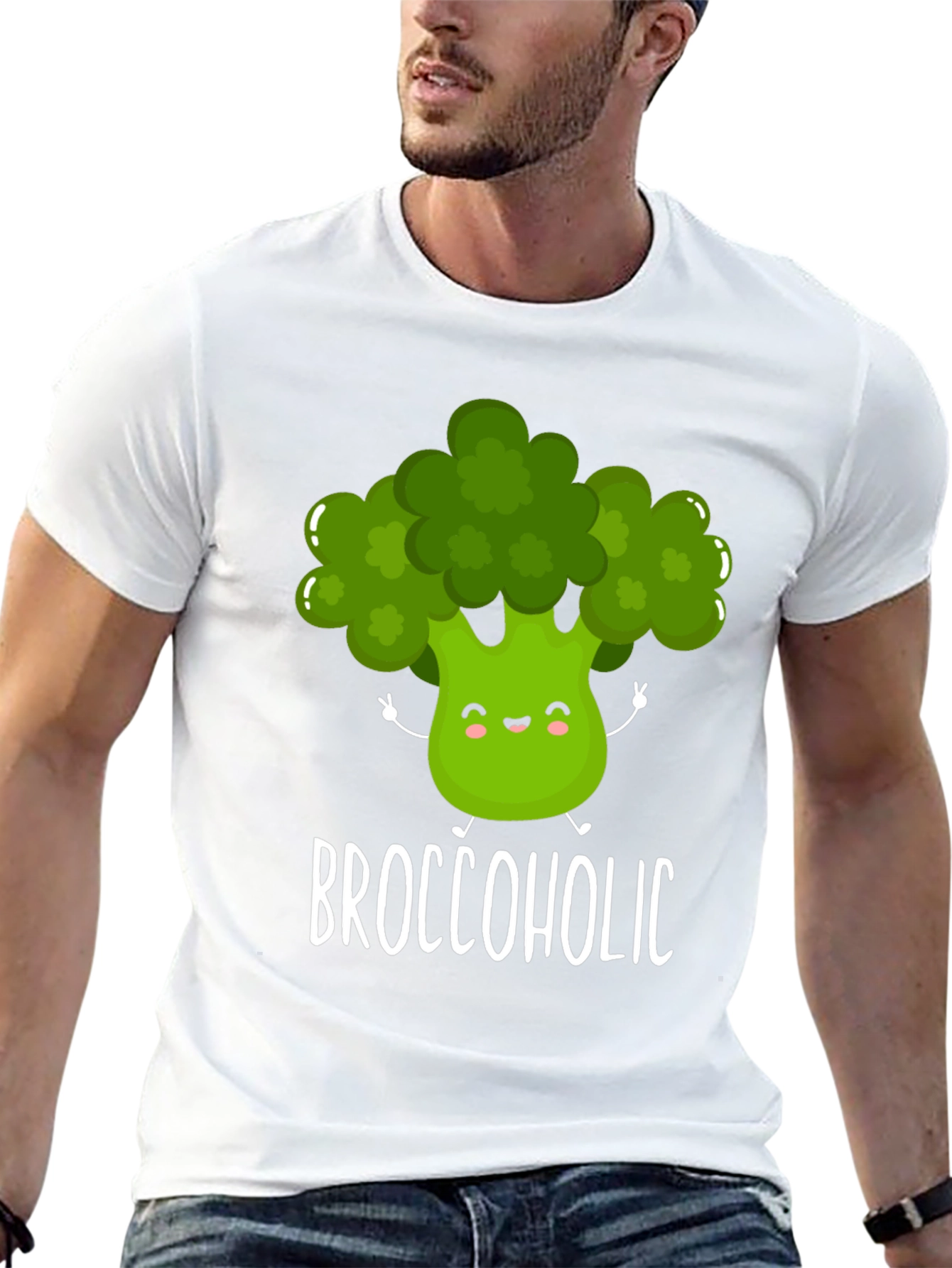 Broccoholic T-Shirt - Funny Broccoli Lover Tee