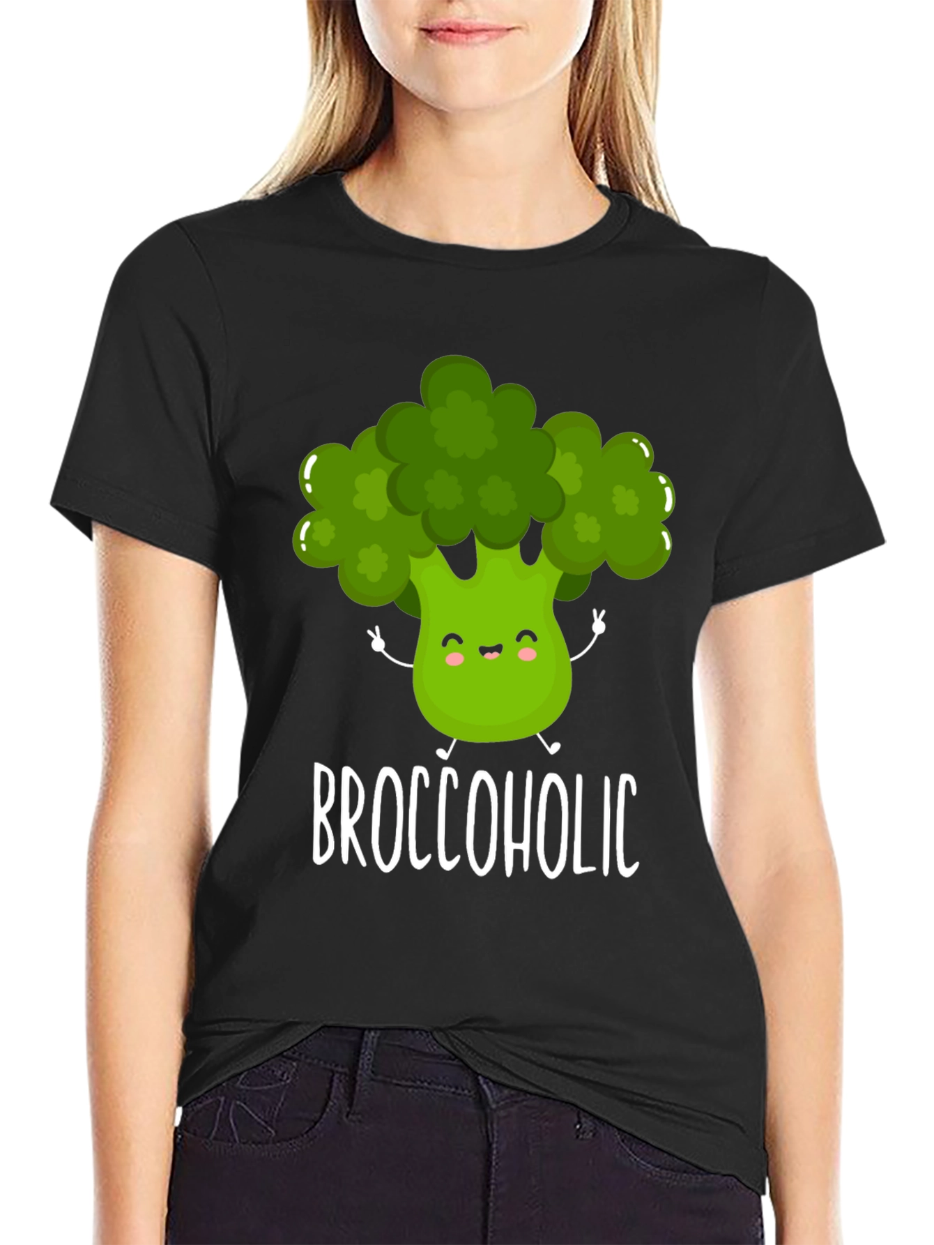 Broccoholic T-Shirt - Funny Broccoli Lover Tee