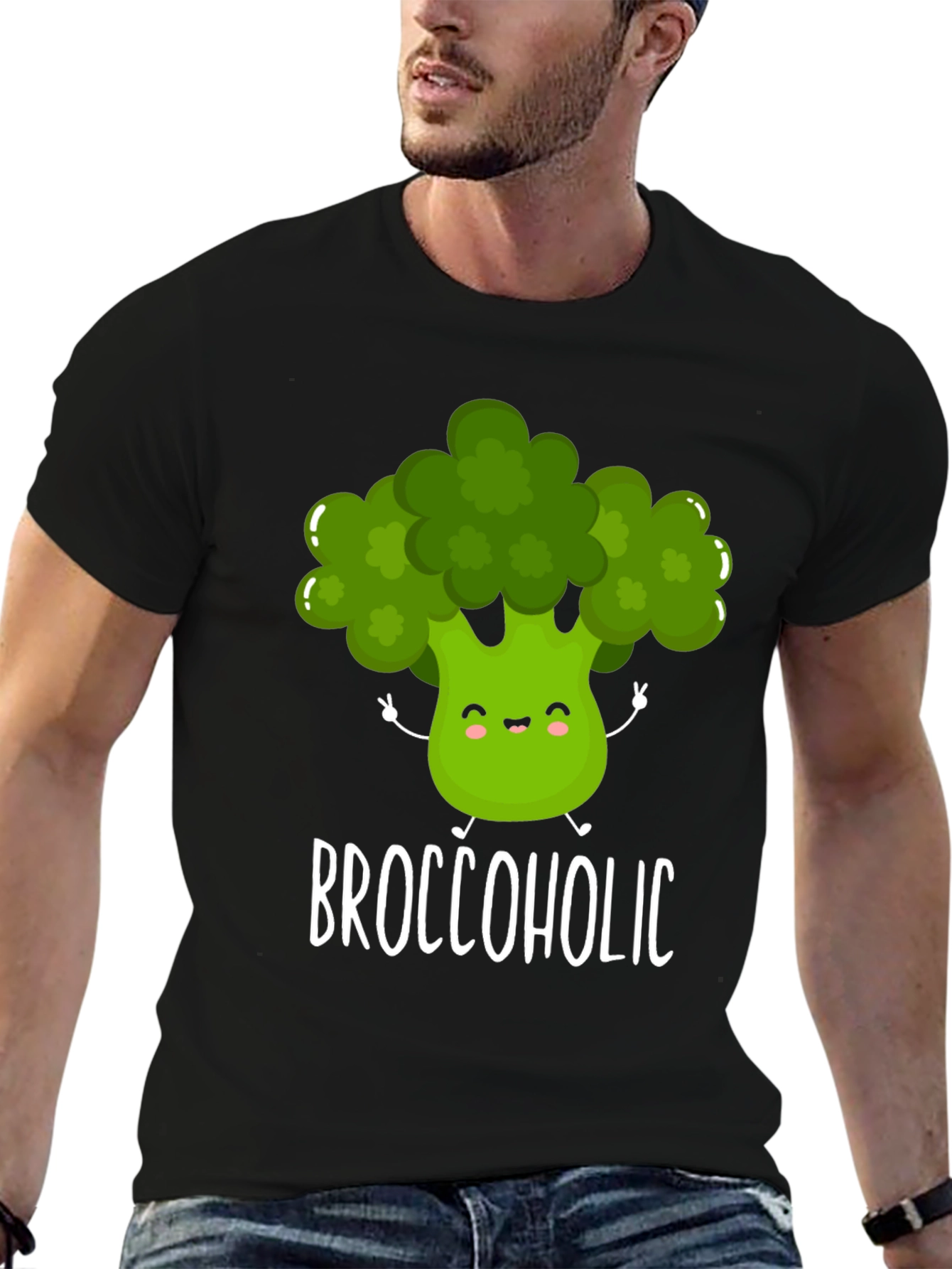 Broccoholic T-Shirt - Funny Broccoli Lover Tee