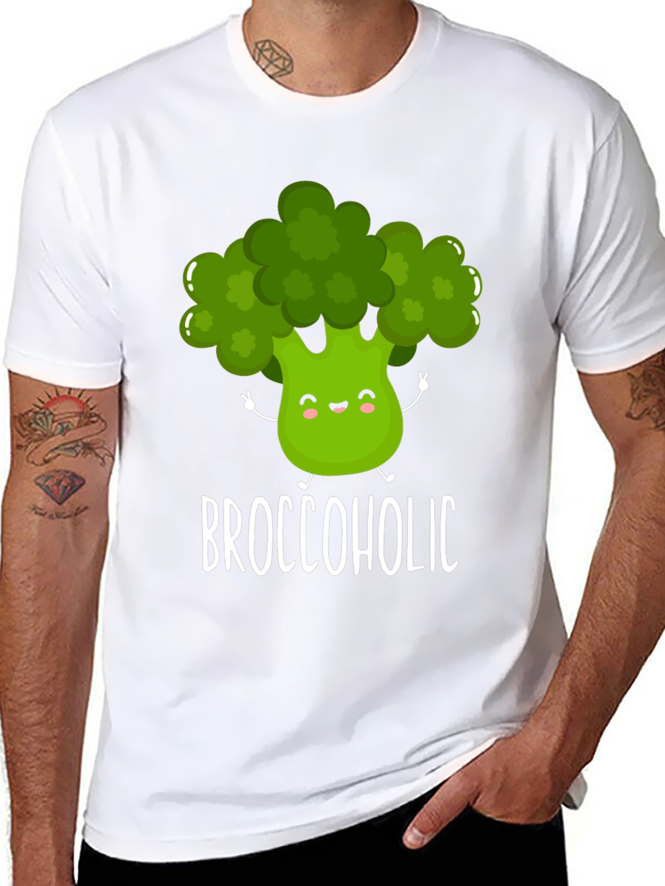 Broccoholic T-Shirt - Funny Broccoli Lover Tee