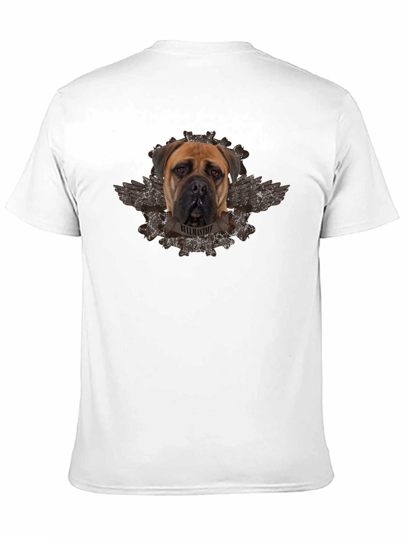 Bullmastiff Dog Graphic Black T-Shirt
