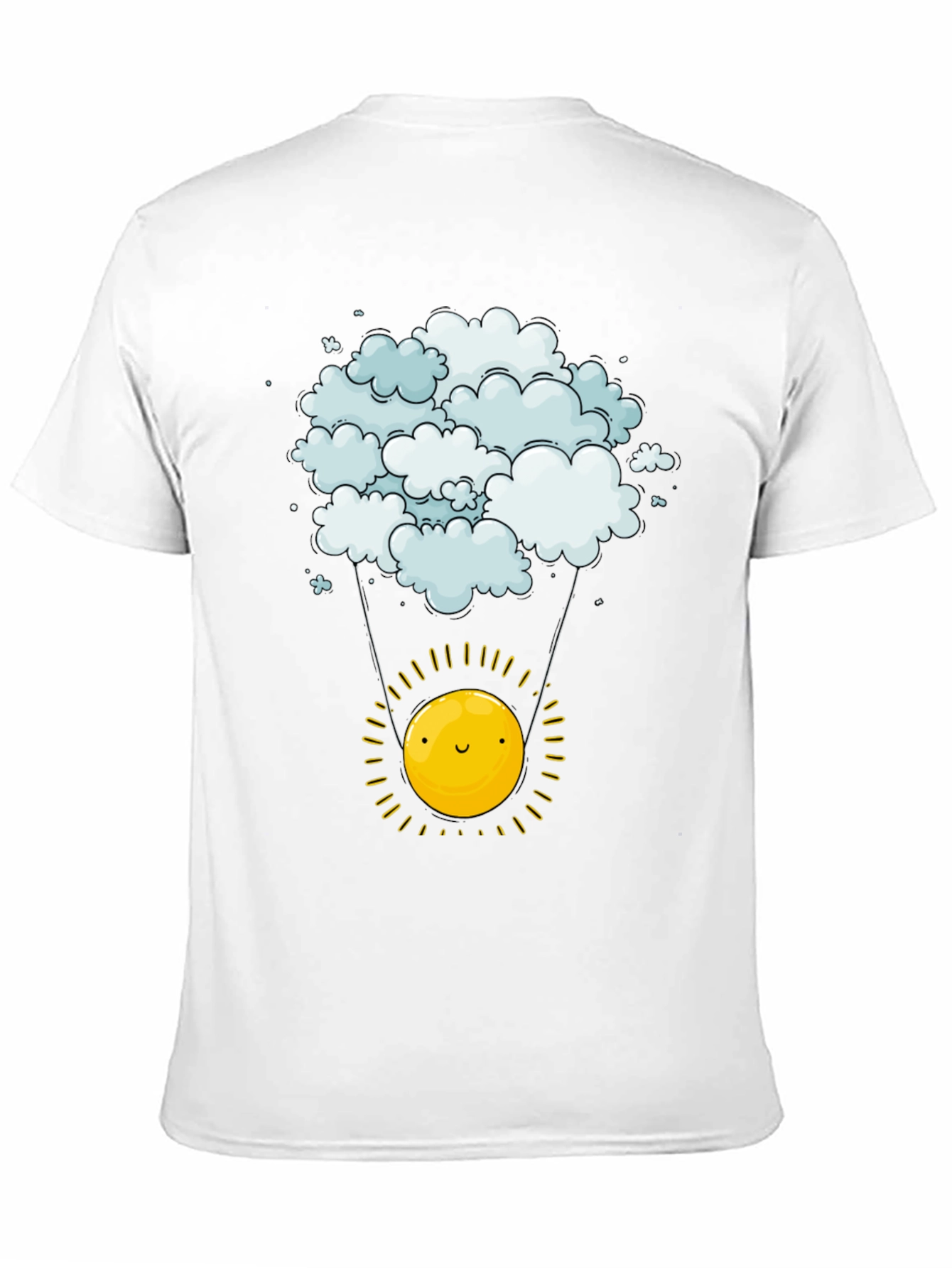 Cloud & Sun Graphic Tee - Happy Weather Shirt