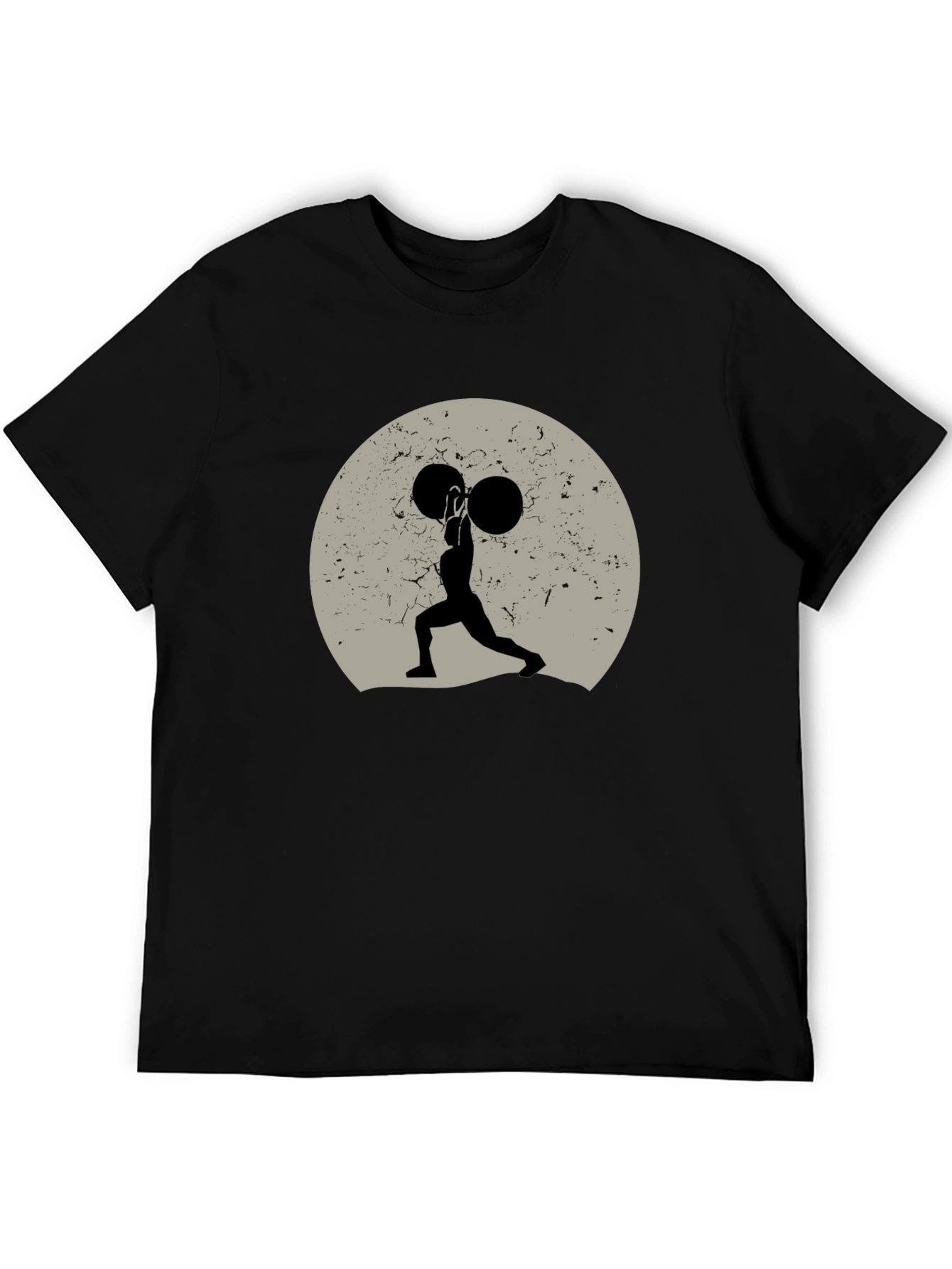 Weightlifting Silhouette Graphic Tee