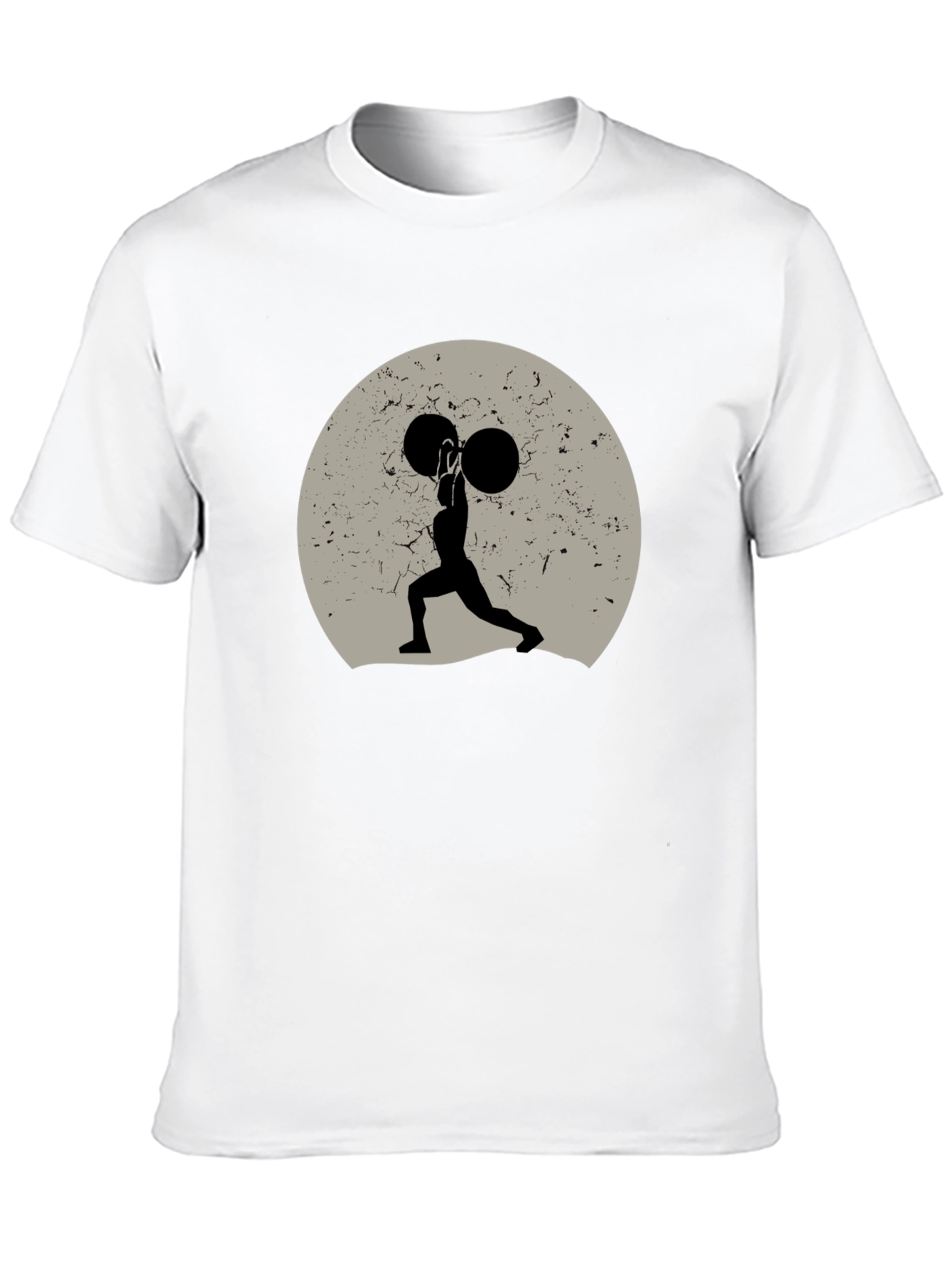 Weightlifting Silhouette Graphic Tee