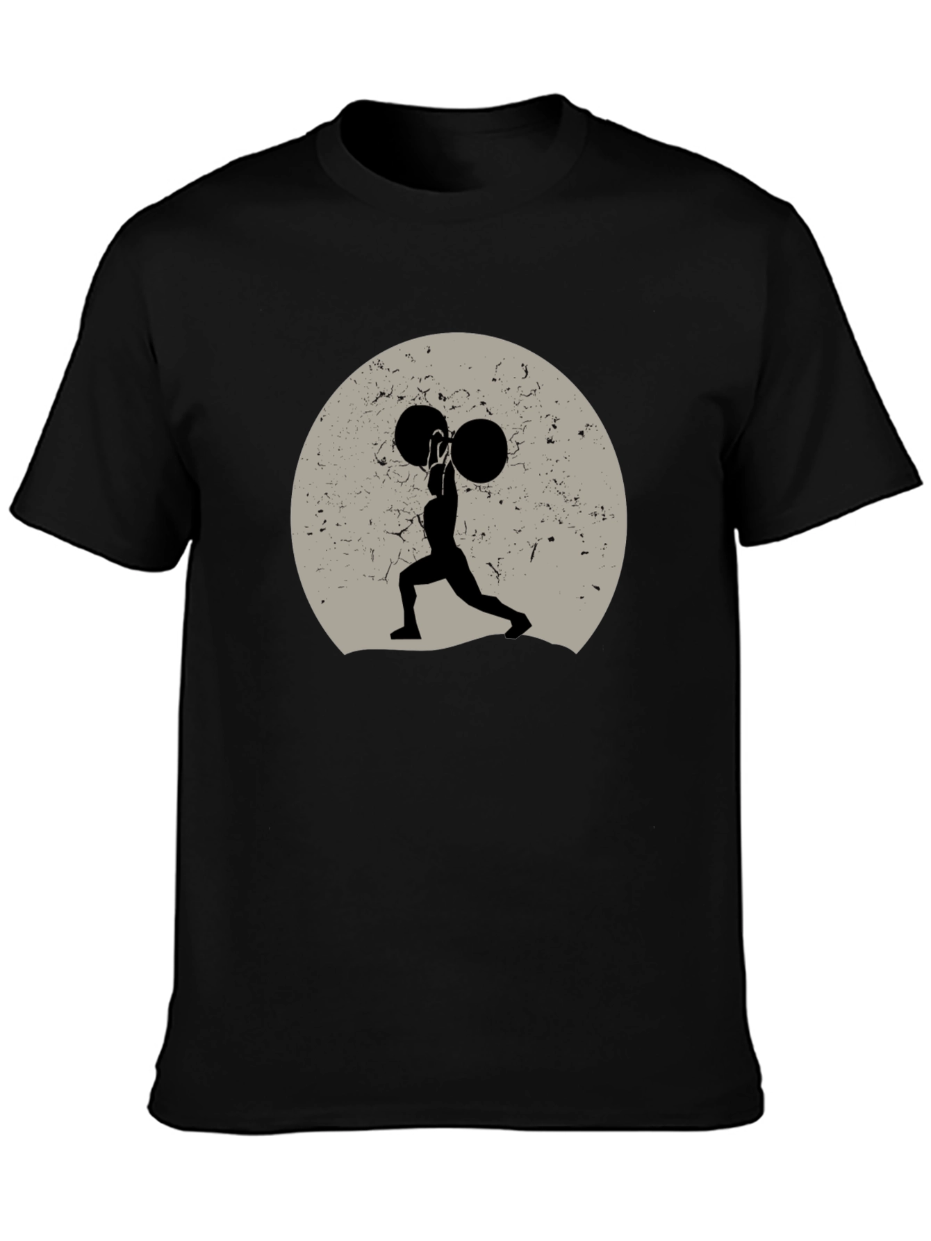 Weightlifting Silhouette Graphic Tee