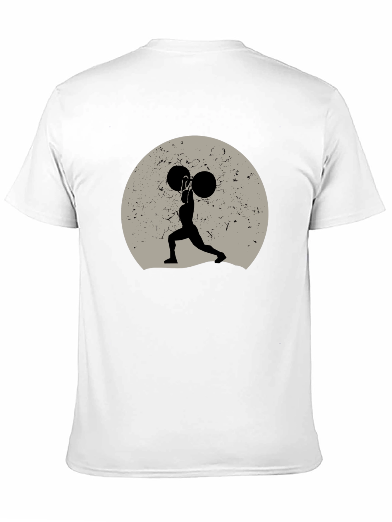 Weightlifting Silhouette Graphic Tee
