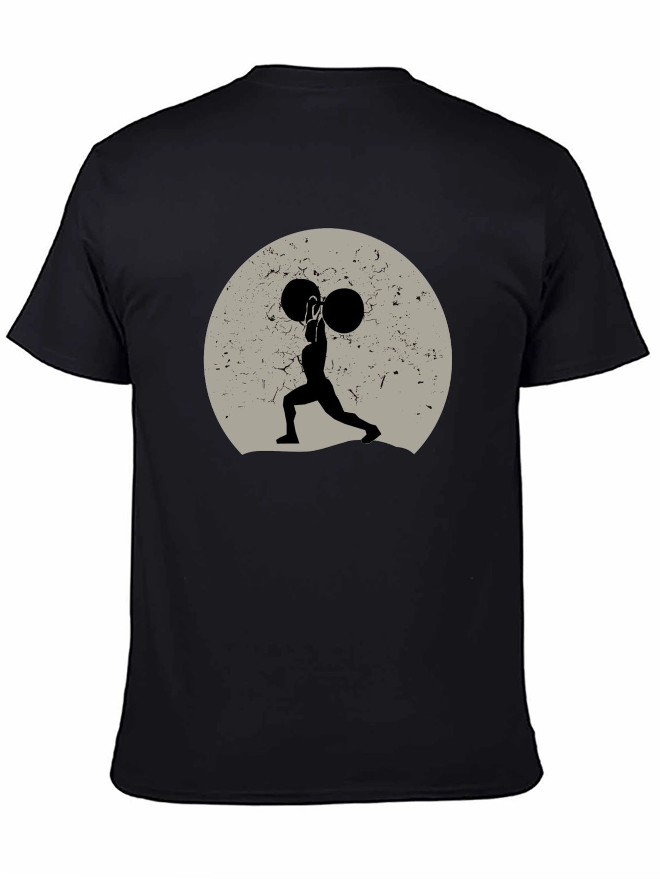 Weightlifting Silhouette Graphic Tee
