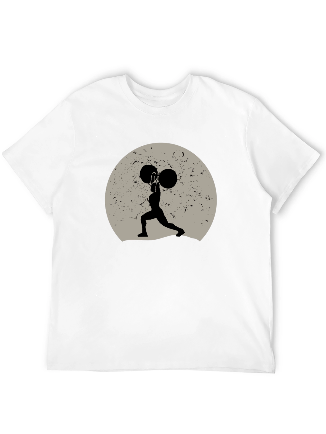 Weightlifting Silhouette Graphic Tee