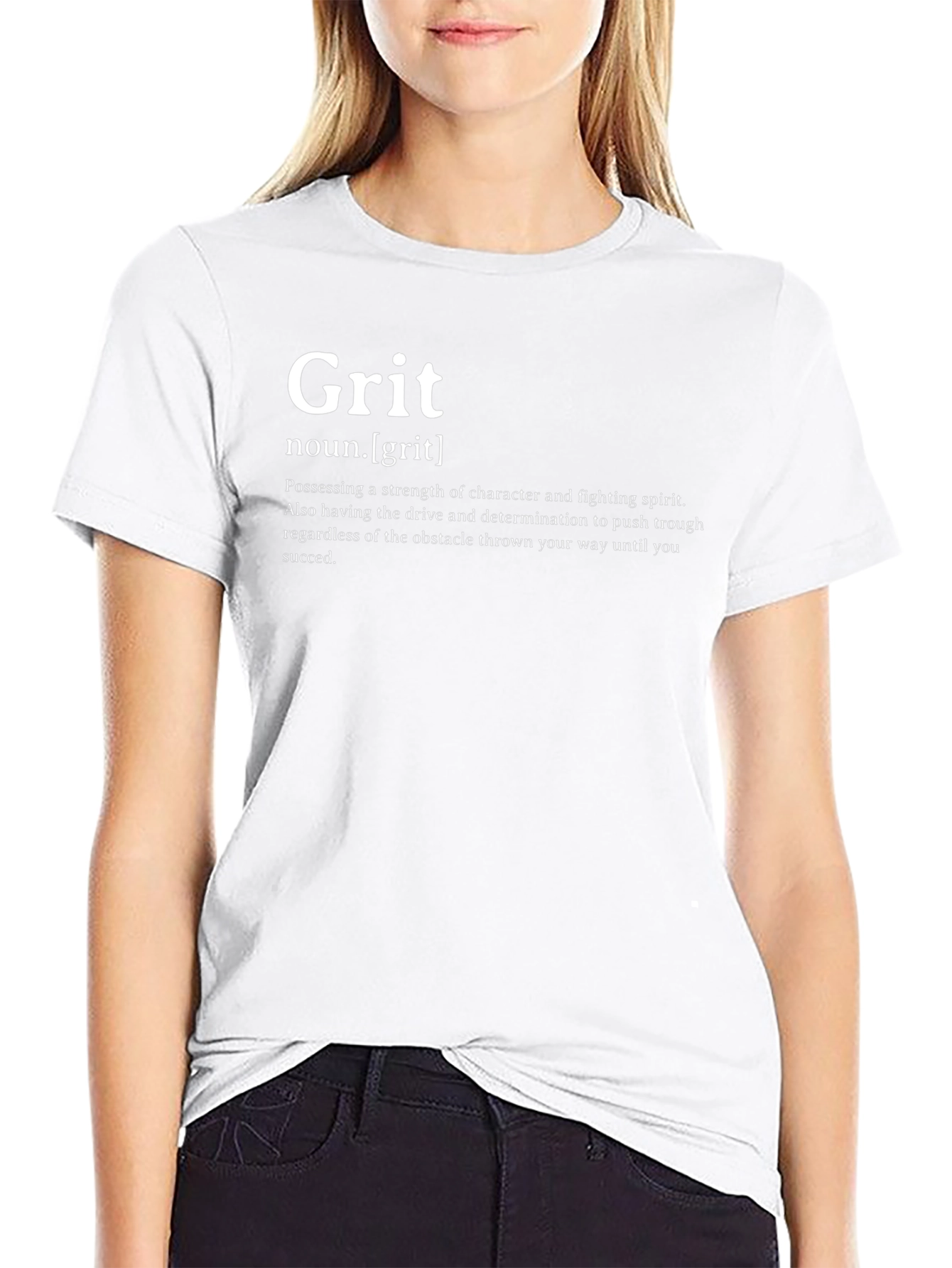 Grit Definition Black T-Shirt